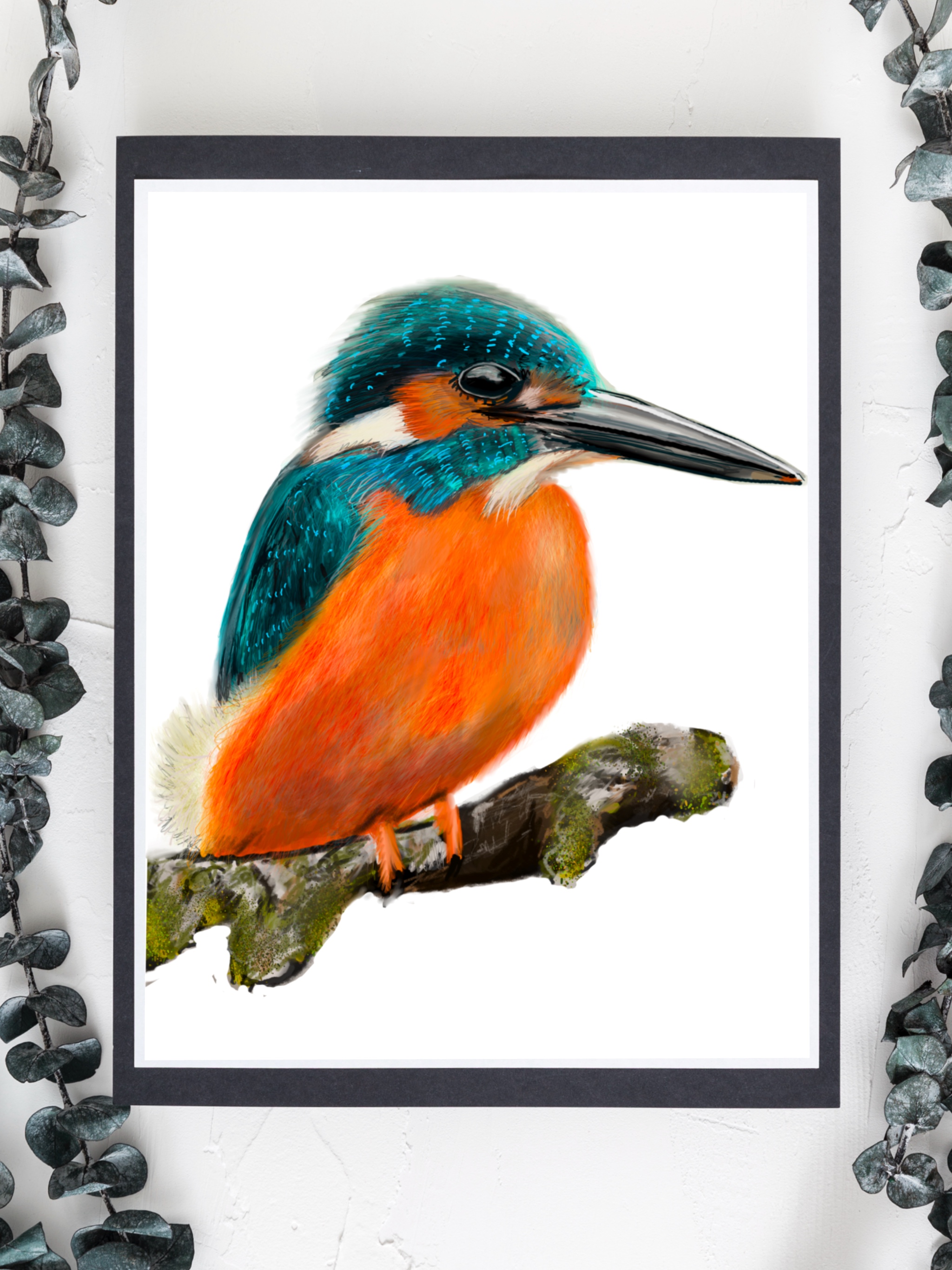 perching Kingfisher