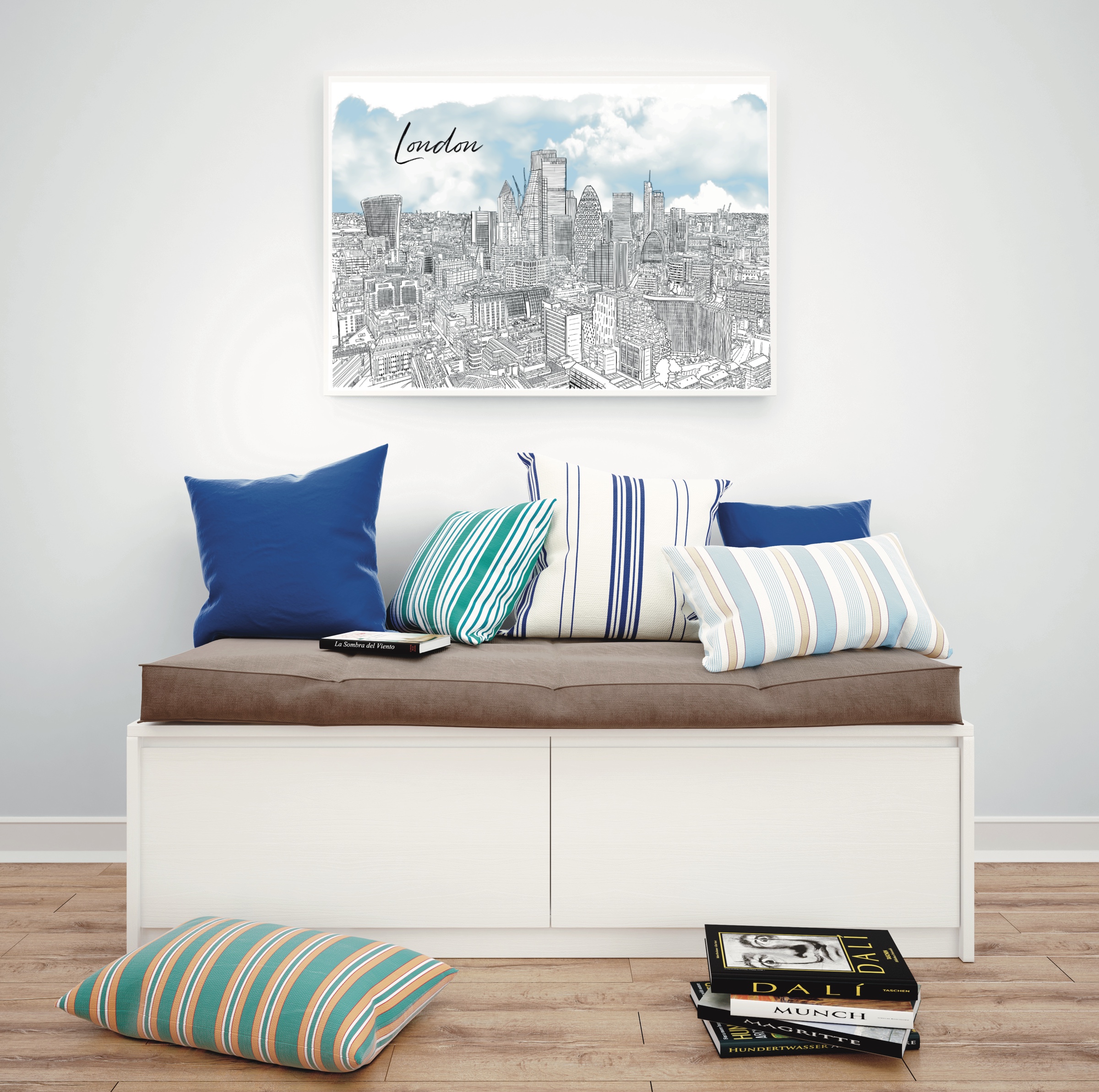 City of London Line Drawing