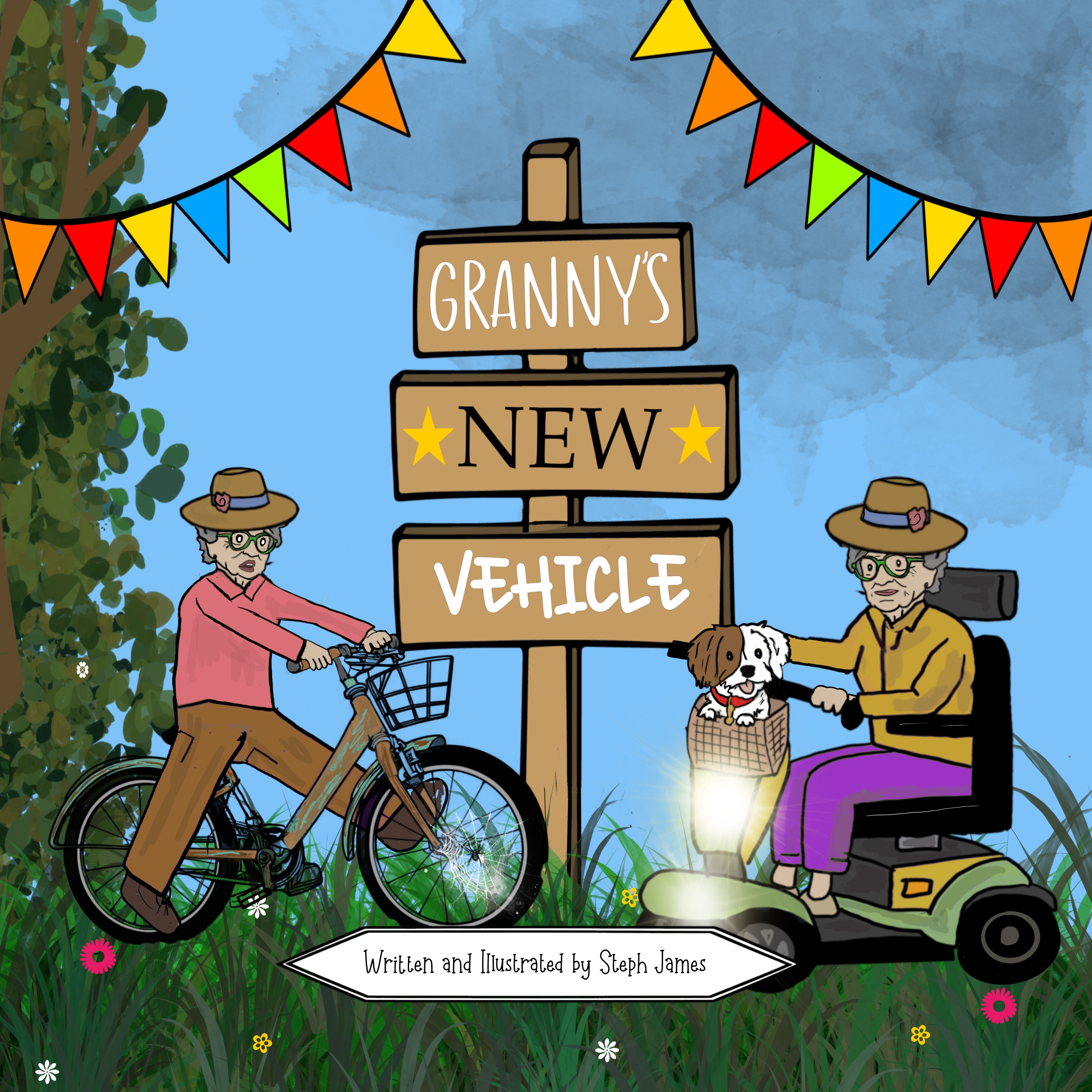 Granny's New Vehicle childrens book