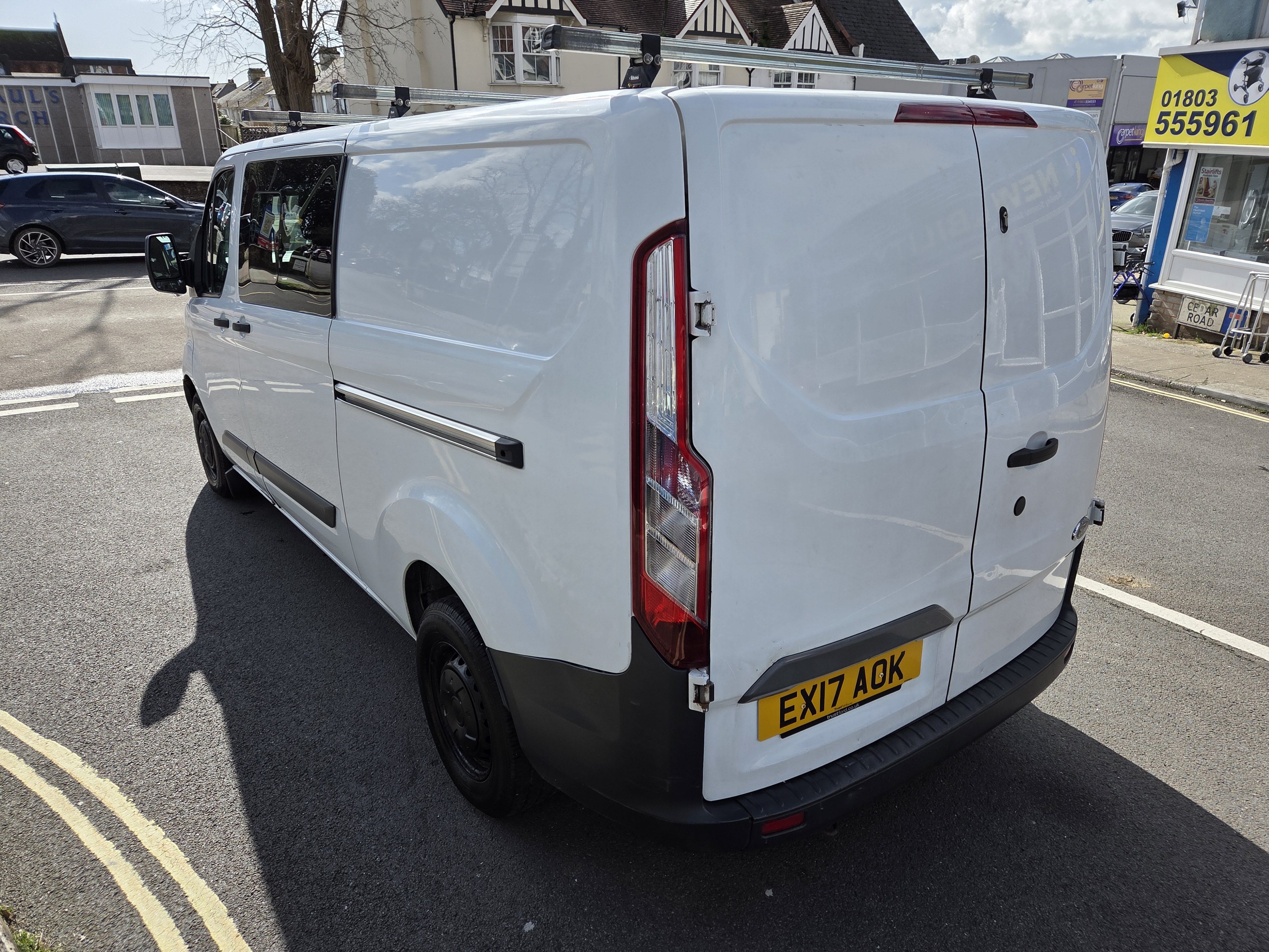 🤩 RELIABLE, ECONOMICAL RARE 2017 FORD TRANSIT CUSTOM CREW CAB LWB 2.0 DIESEL 🤩