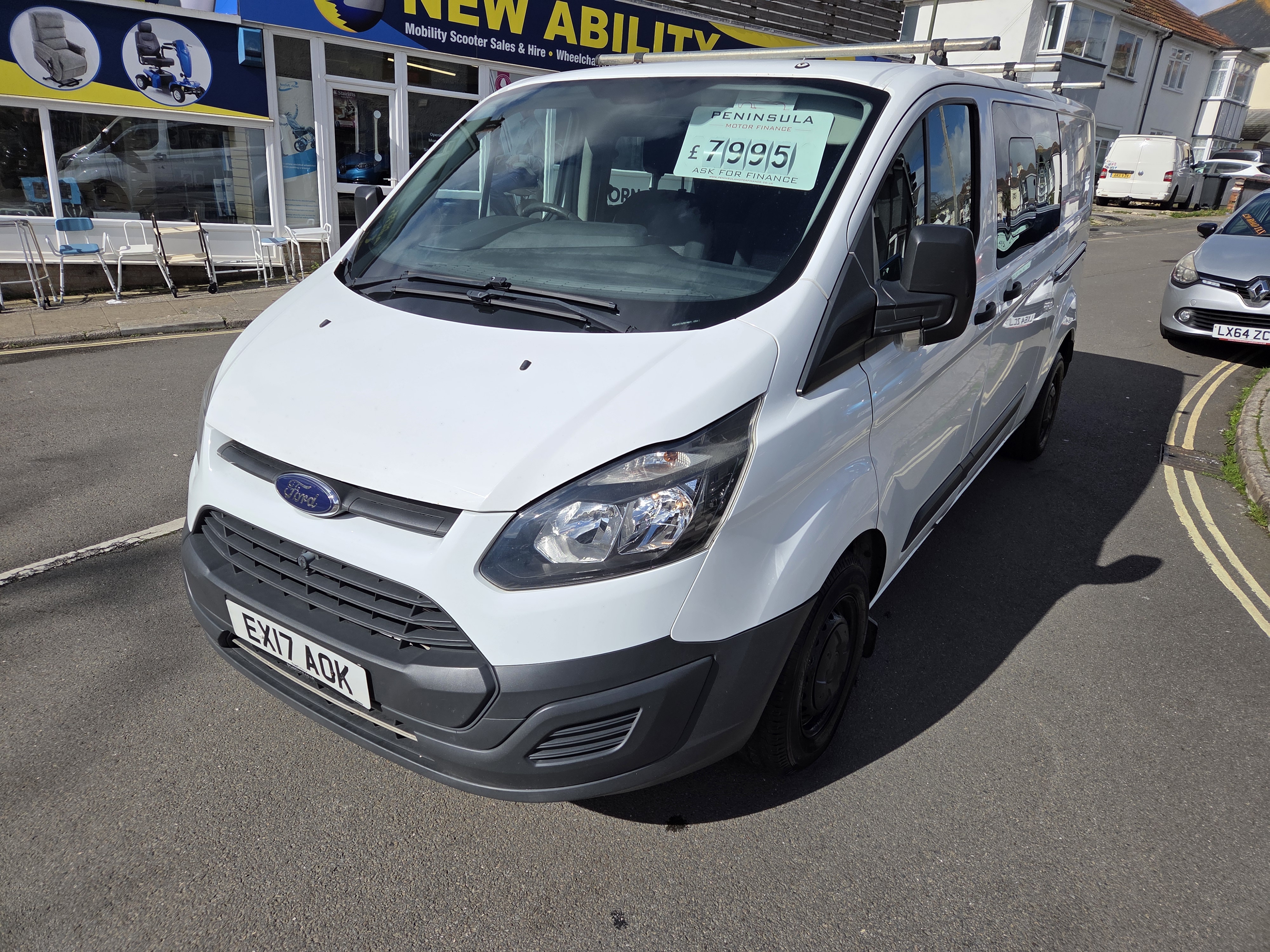 🤩 RELIABLE, ECONOMICAL RARE 2017 FORD TRANSIT CUSTOM CREW CAB LWB 2.0 DIESEL 🤩