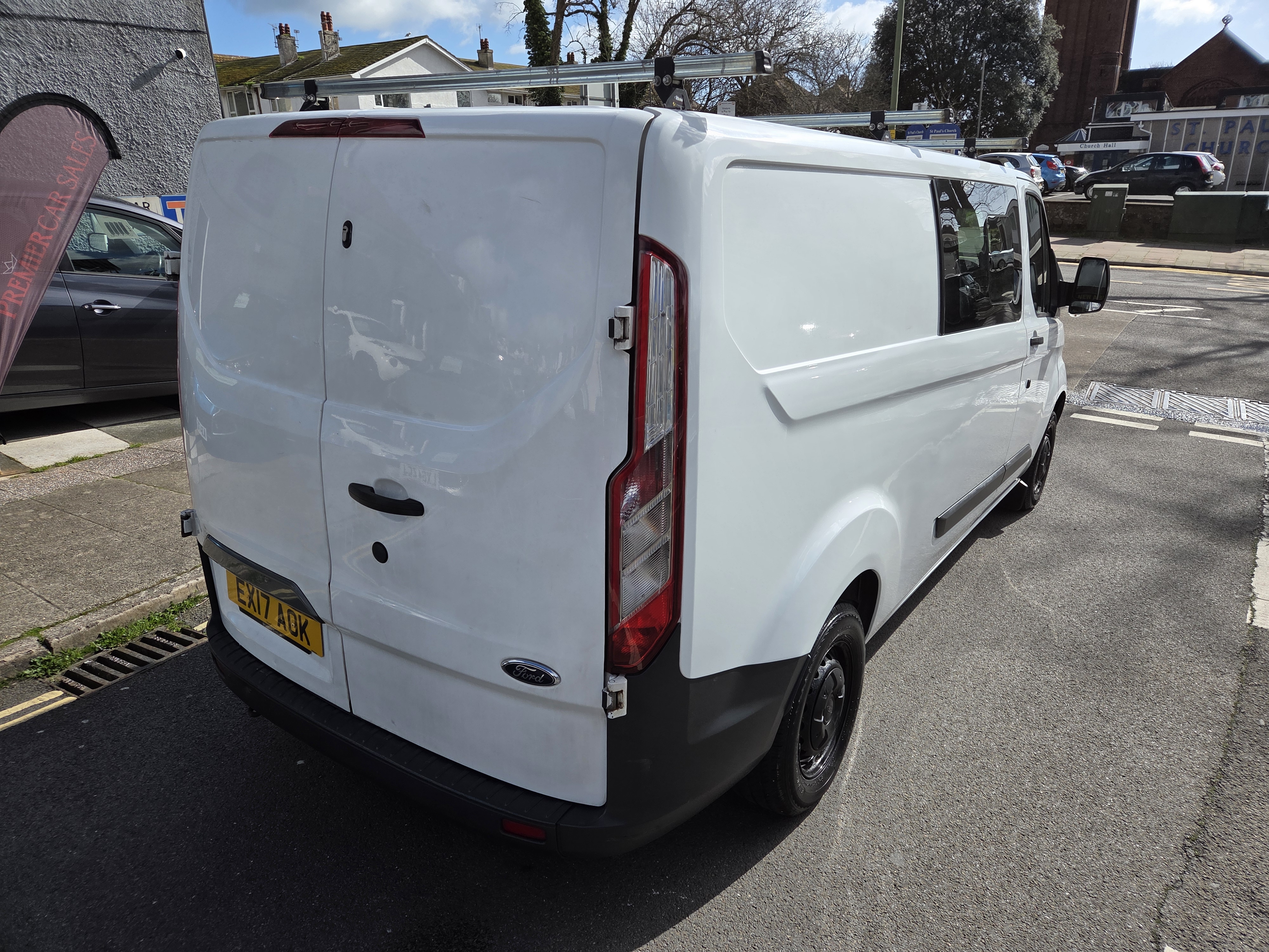 🤩 RELIABLE, ECONOMICAL RARE 2017 FORD TRANSIT CUSTOM CREW CAB LWB 2.0 DIESEL 🤩