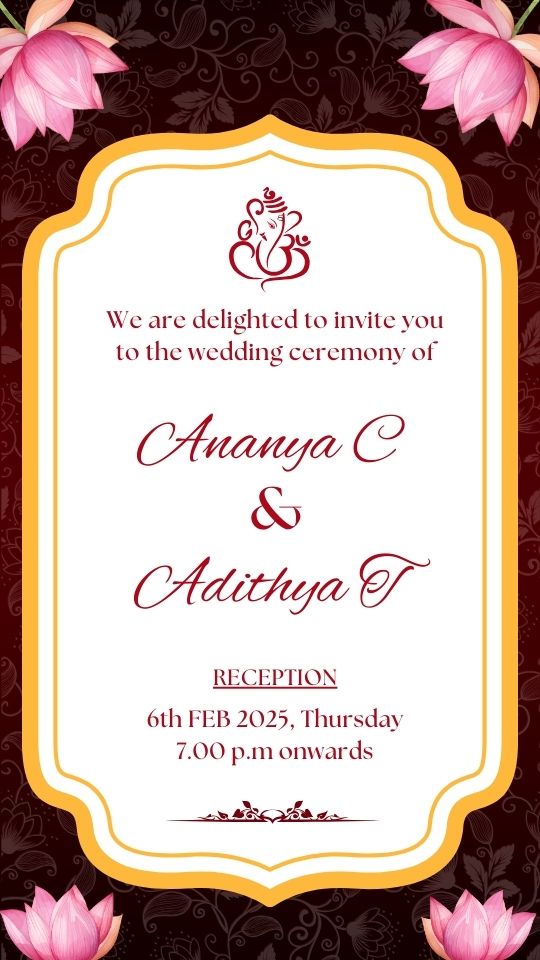 Save the Date Wedding Invitation