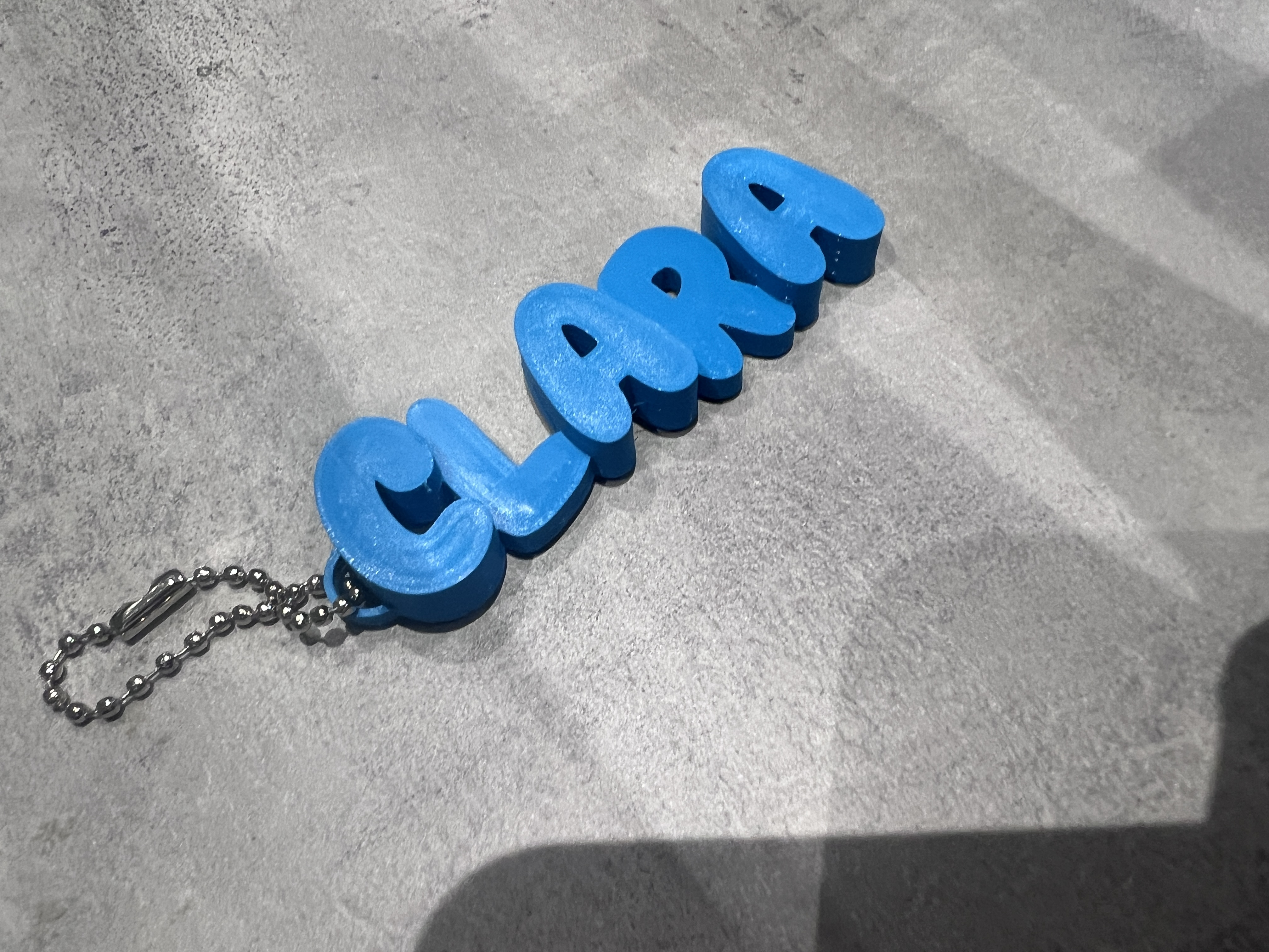 Porte-clés personnalisé - Imprimé 3D 