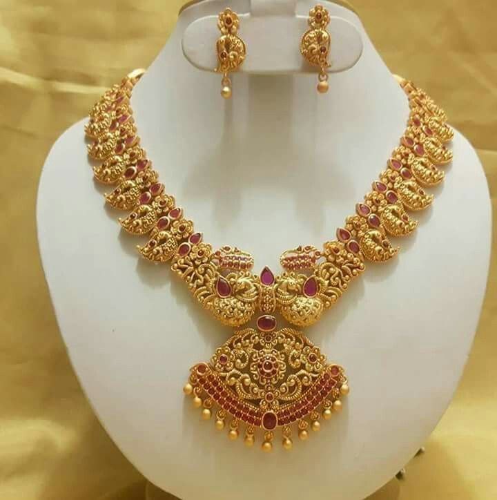 Gold Plated Bridal Necklace Set