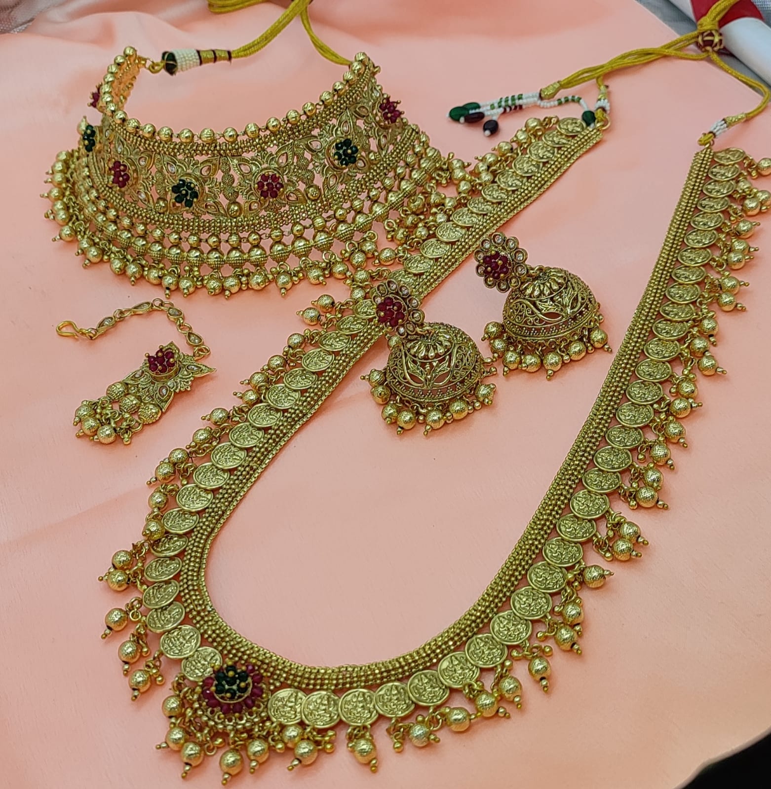 Traditional Gold-Plated Jewelry Set