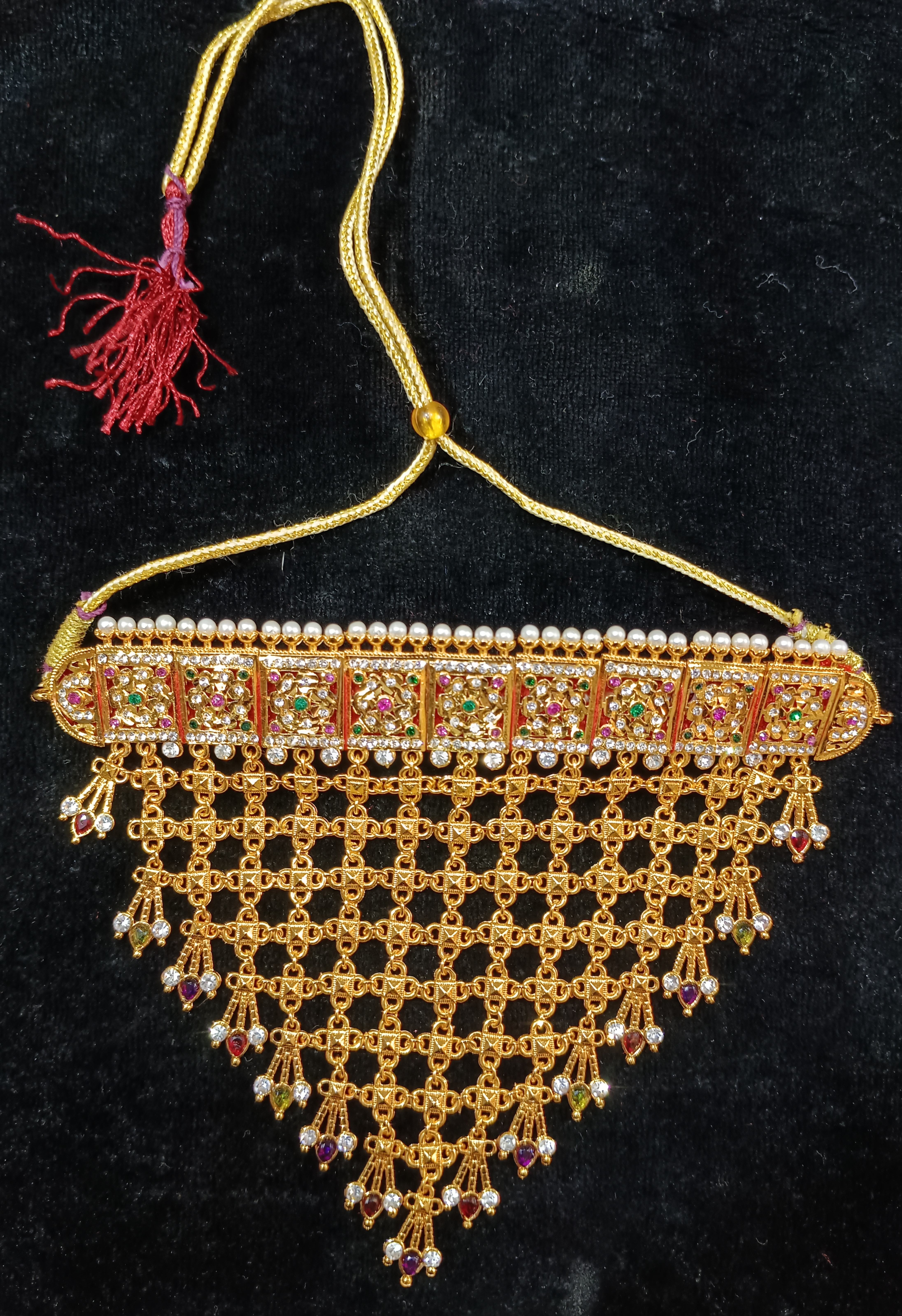 MOHAN KANTHI RAJPUTANA NECKLACE/KANTI/AAD/TEDIYA/MUT/HASLI