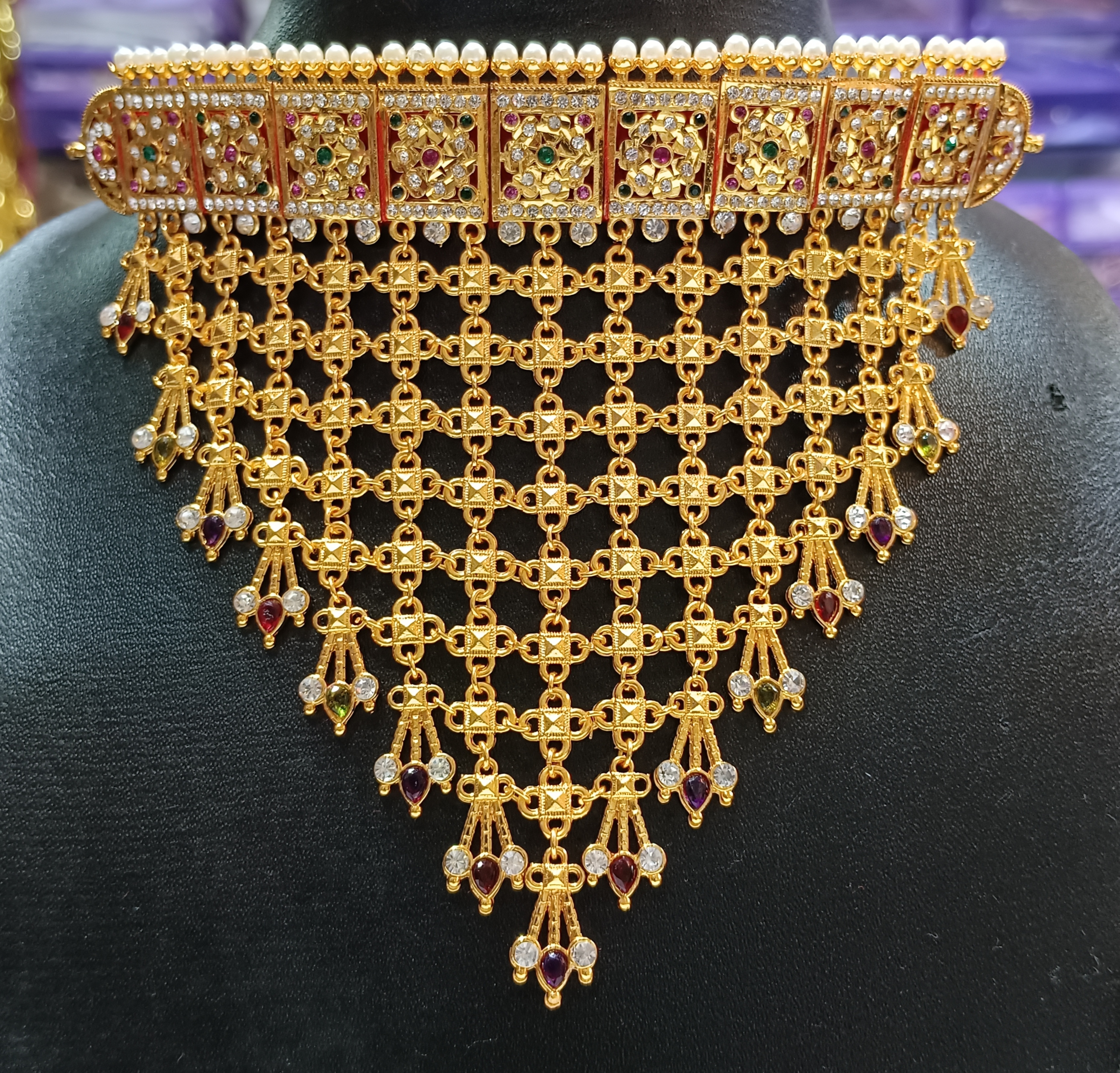 MOHAN KANTHI RAJPUTANA NECKLACE/KANTI/AAD/TEDIYA/MUT/HASLI