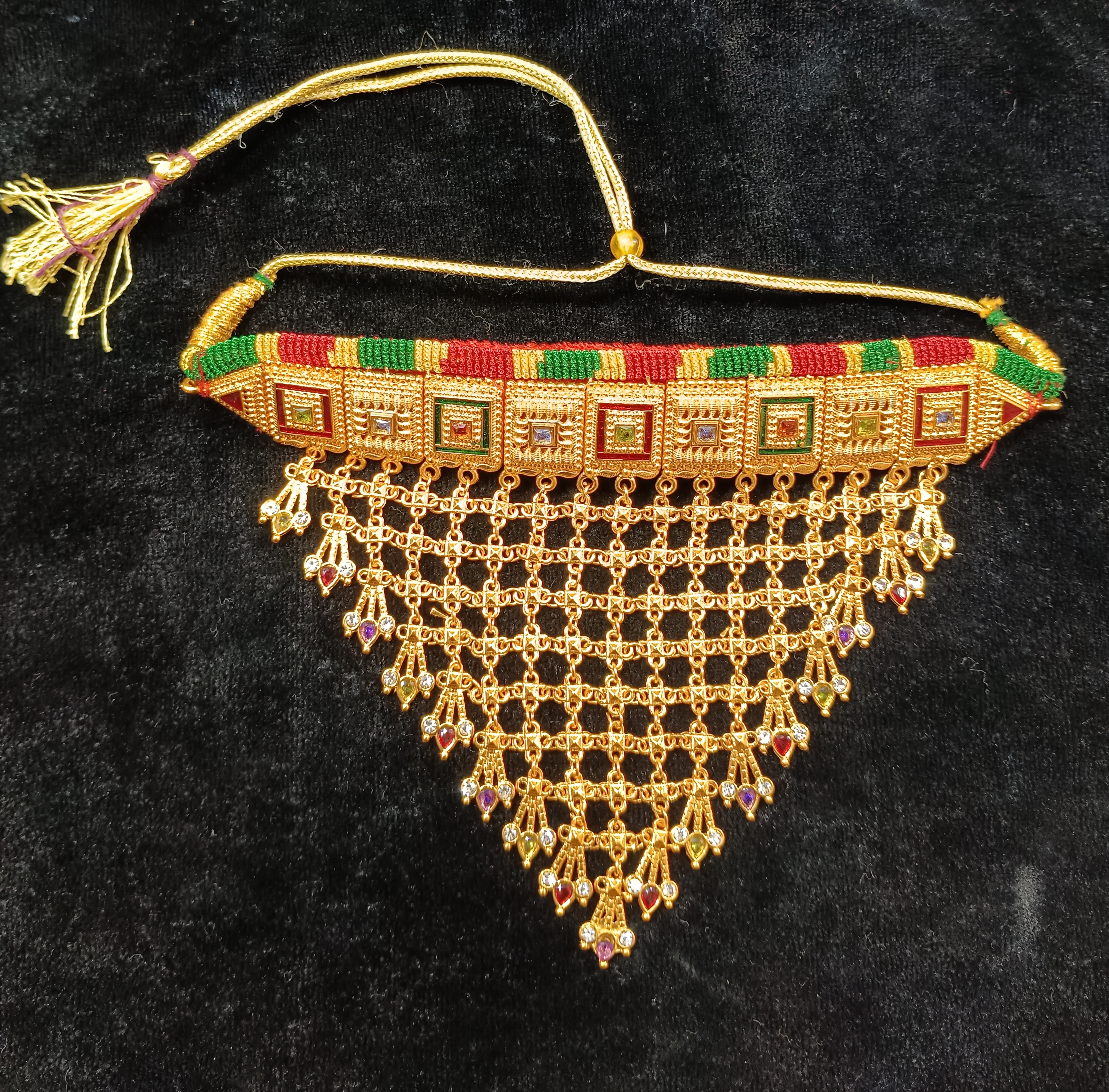 Traditional Indian Gold Necklace