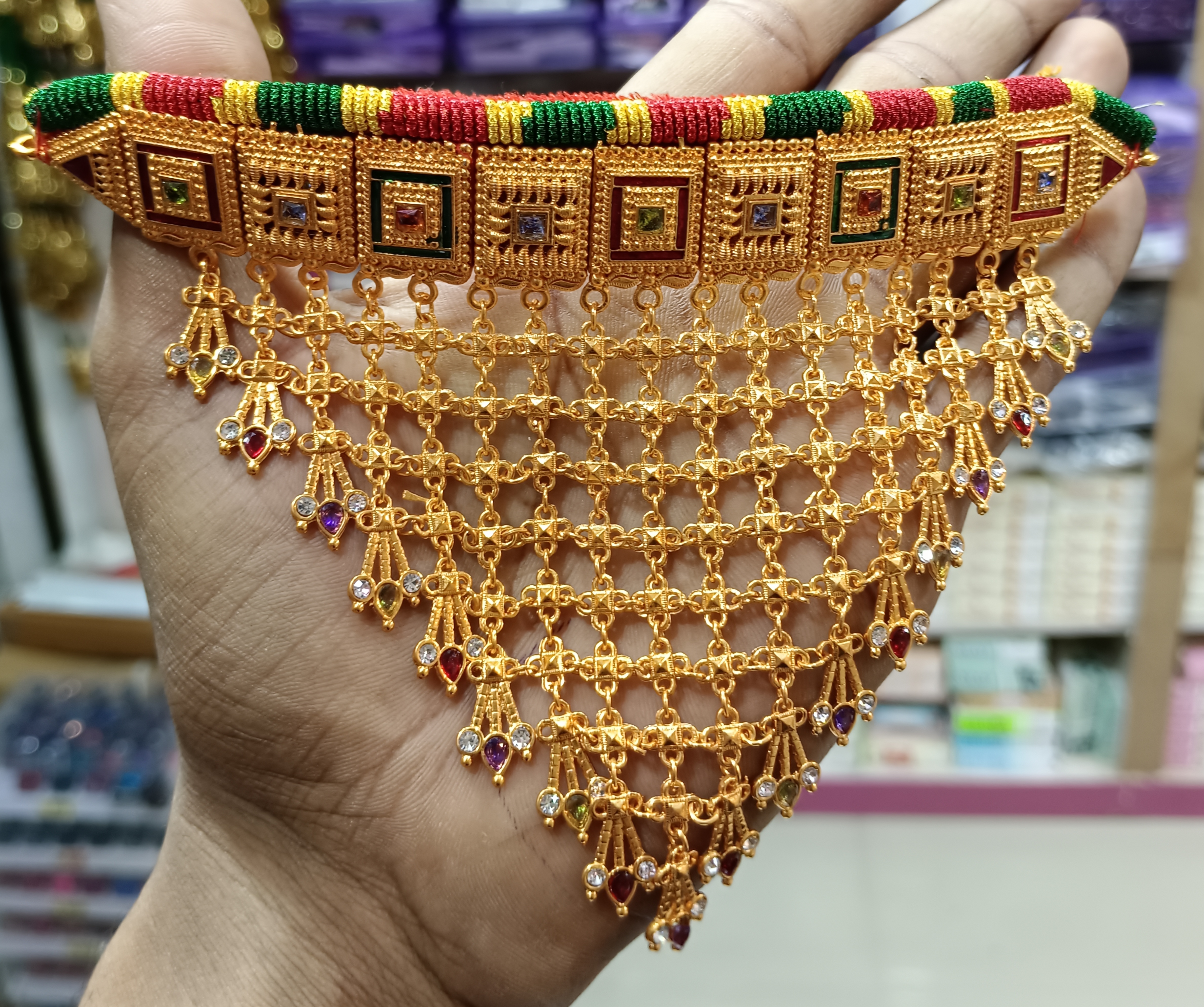 Traditional Indian Gold Necklace