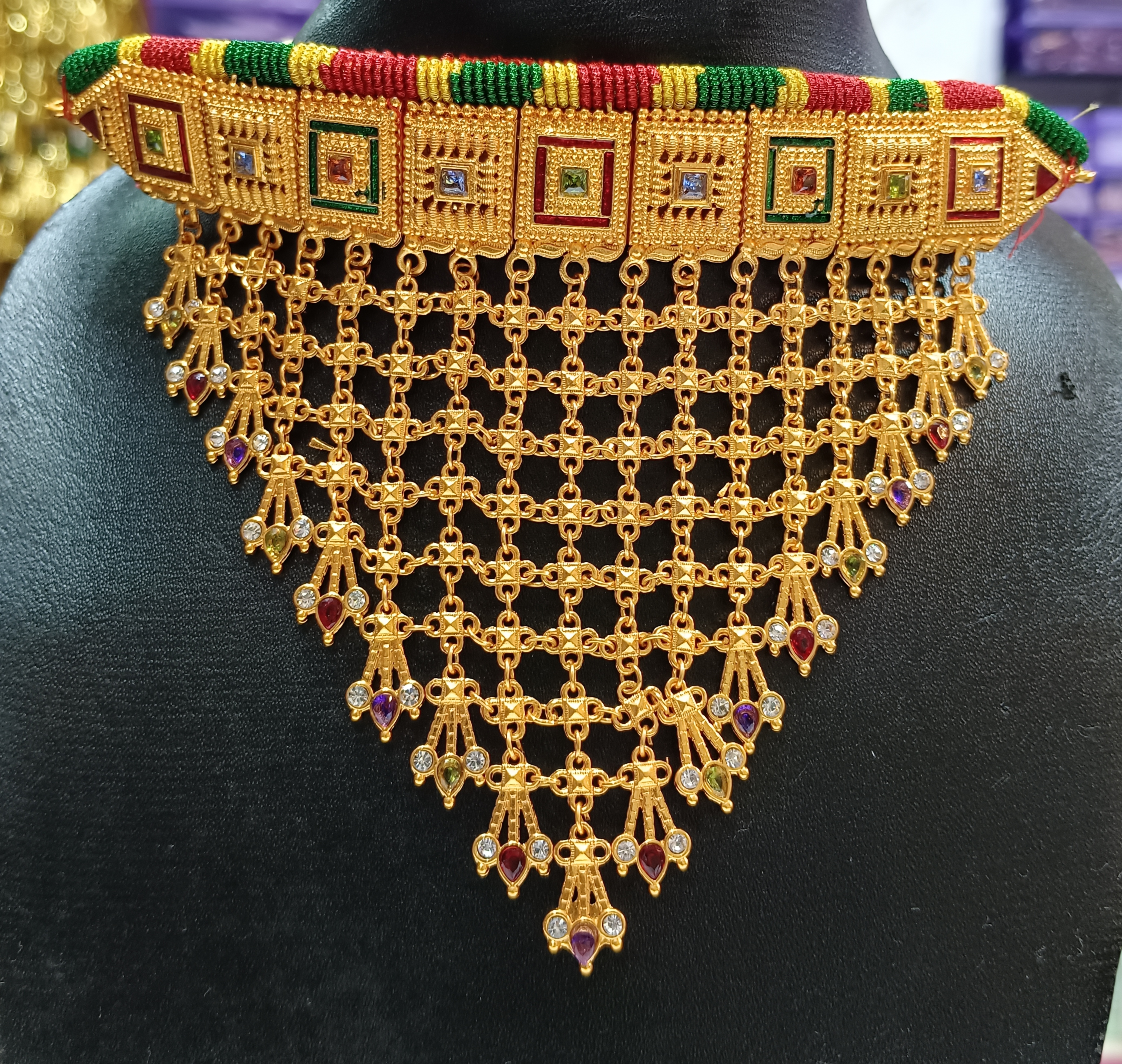 Traditional Indian Gold Necklace