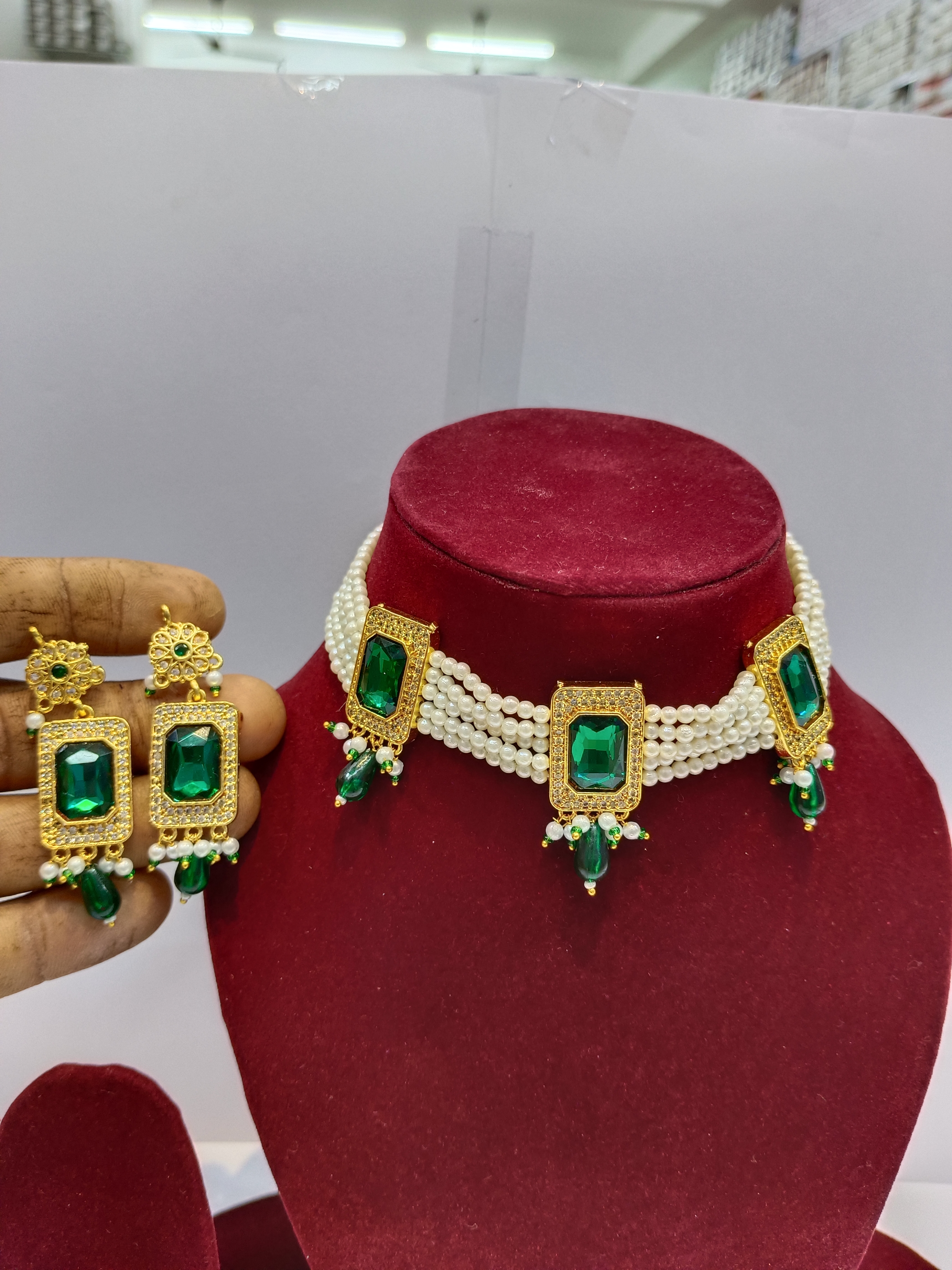 jewellery set rajasthani mohan kanthi/desi kanthi/aad/mut/tediya/hasli/kanti/tuchi/tusi
