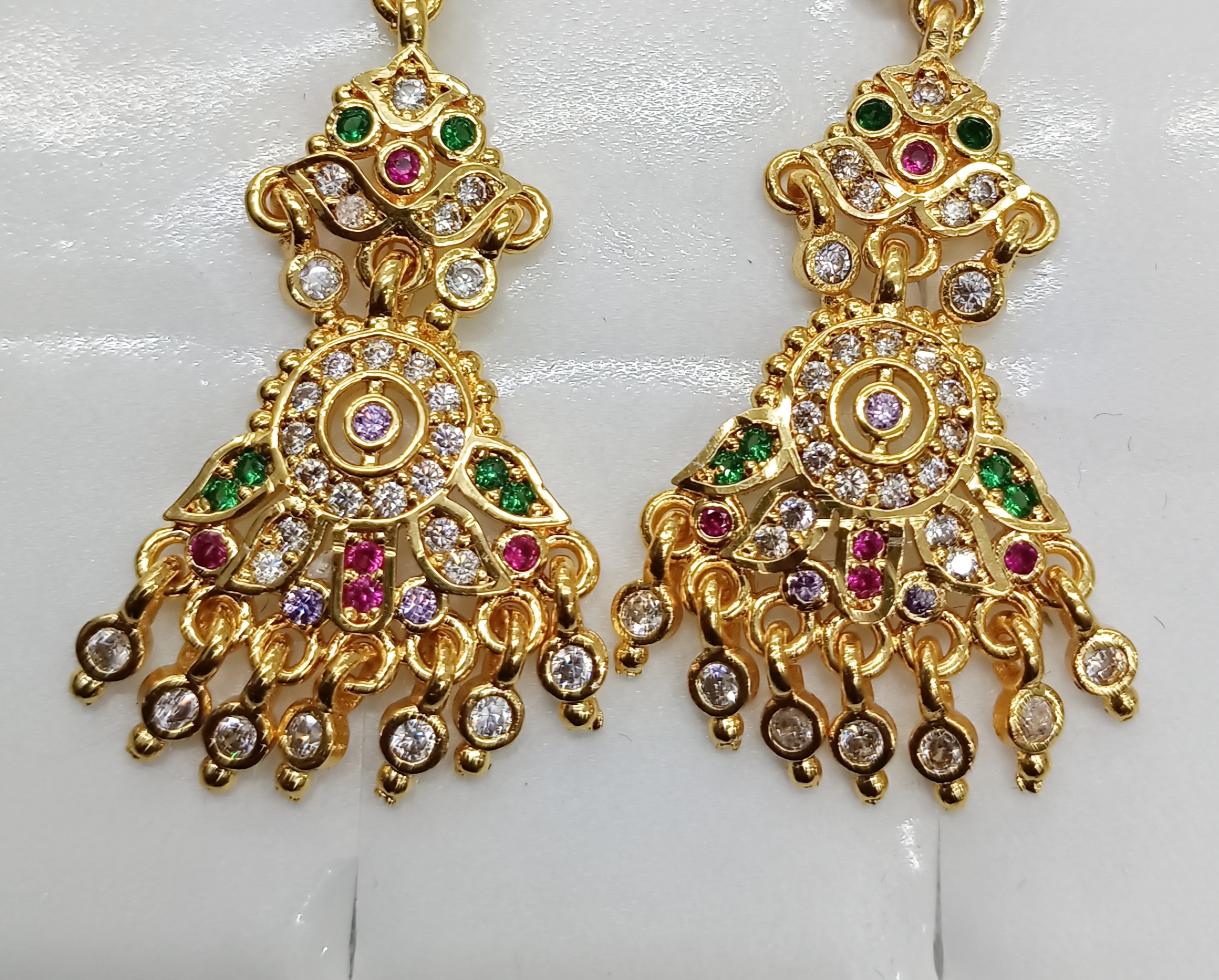earring with chain set