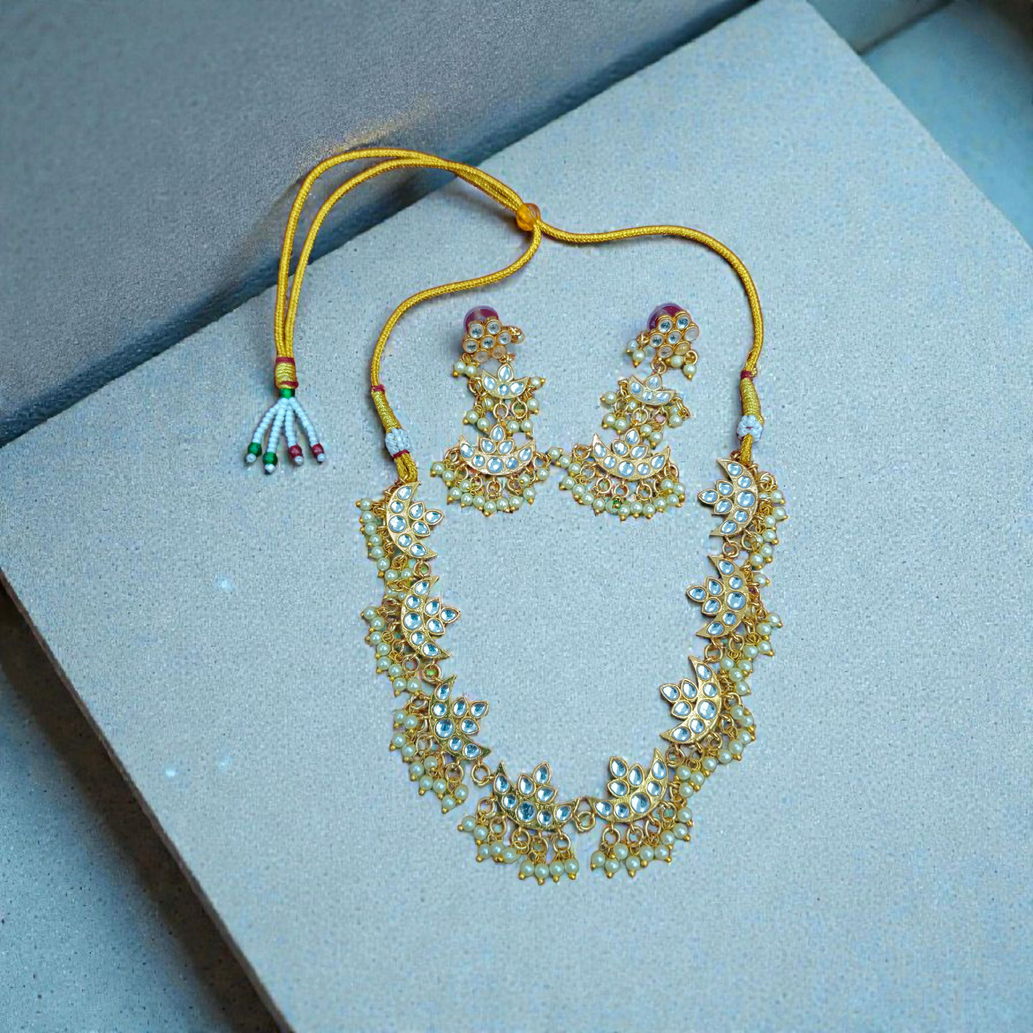 Traditional Gold Plated Necklace Set