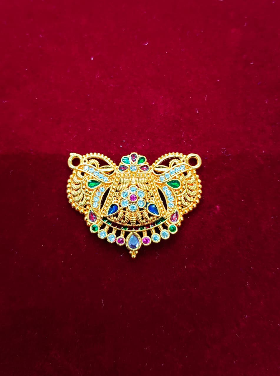 Traditional Gold Pendant for ForeverSaubhagya