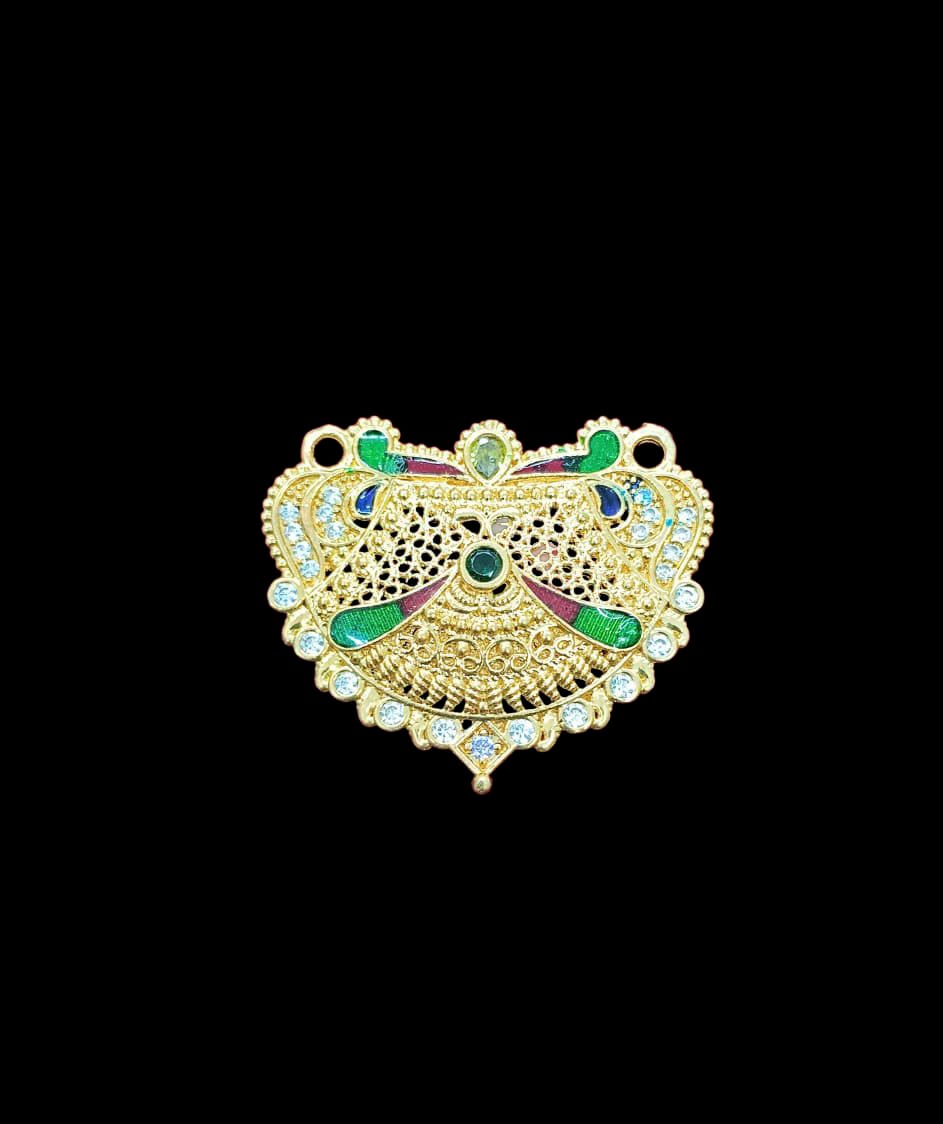 Traditional Gold Pendant SanjhSavera Mangalsutra