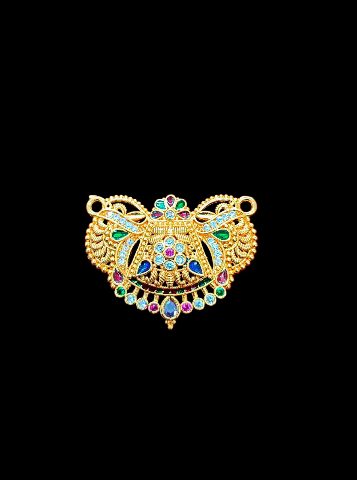 Traditional Gold Pendant for ForeverSaubhagya