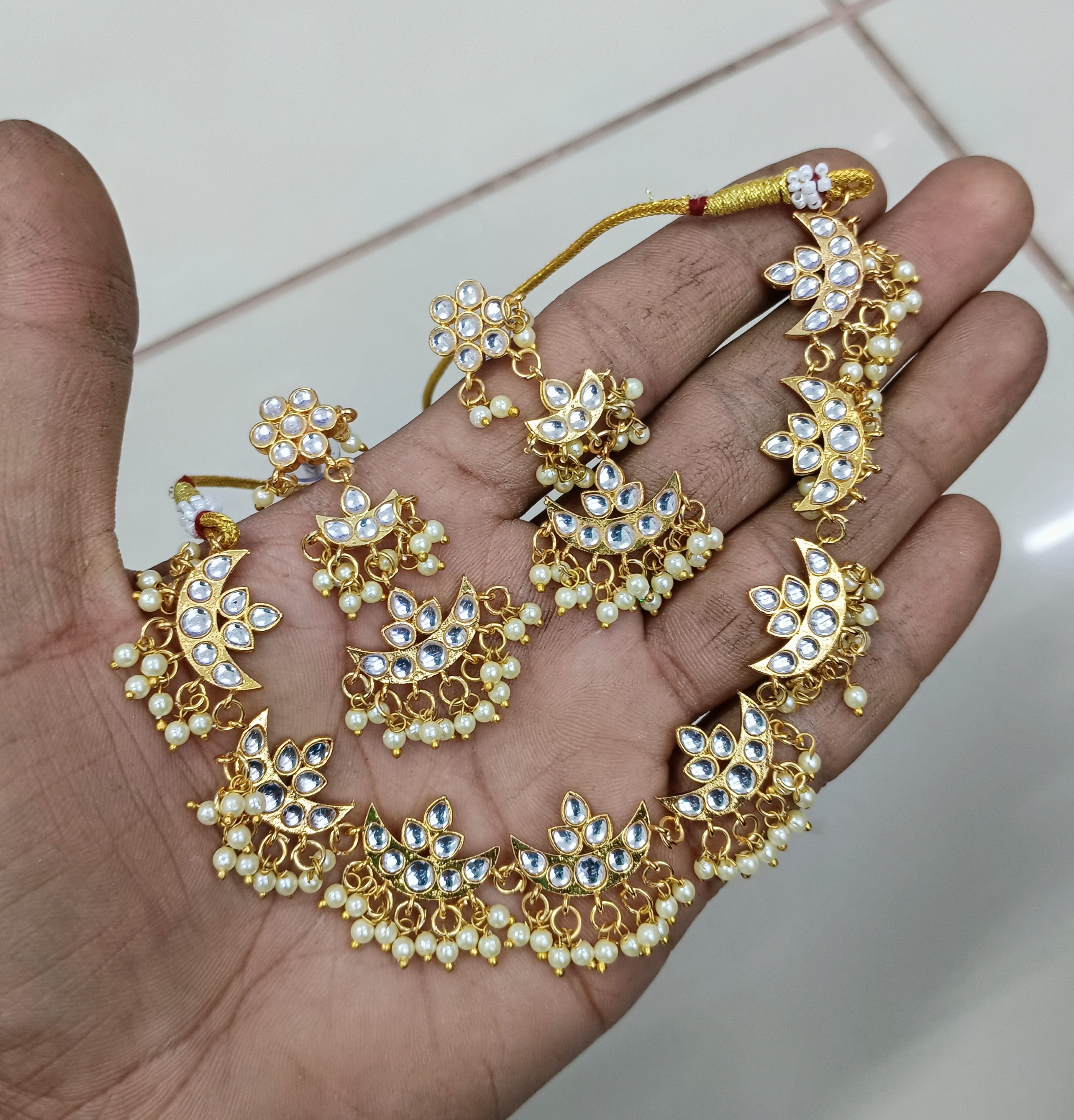 Traditional Gold Plated Necklace Set