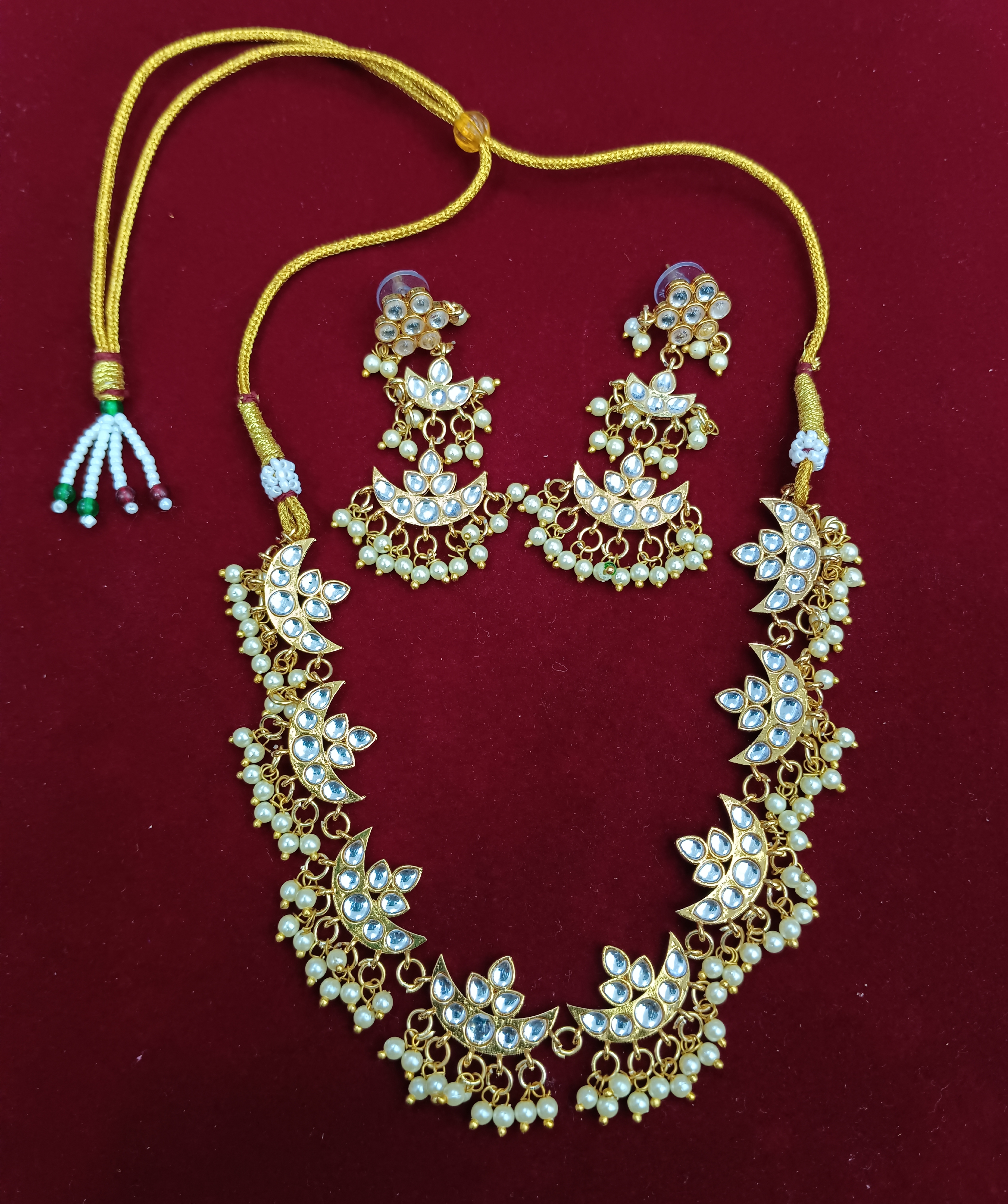 Traditional Gold Plated Necklace Set