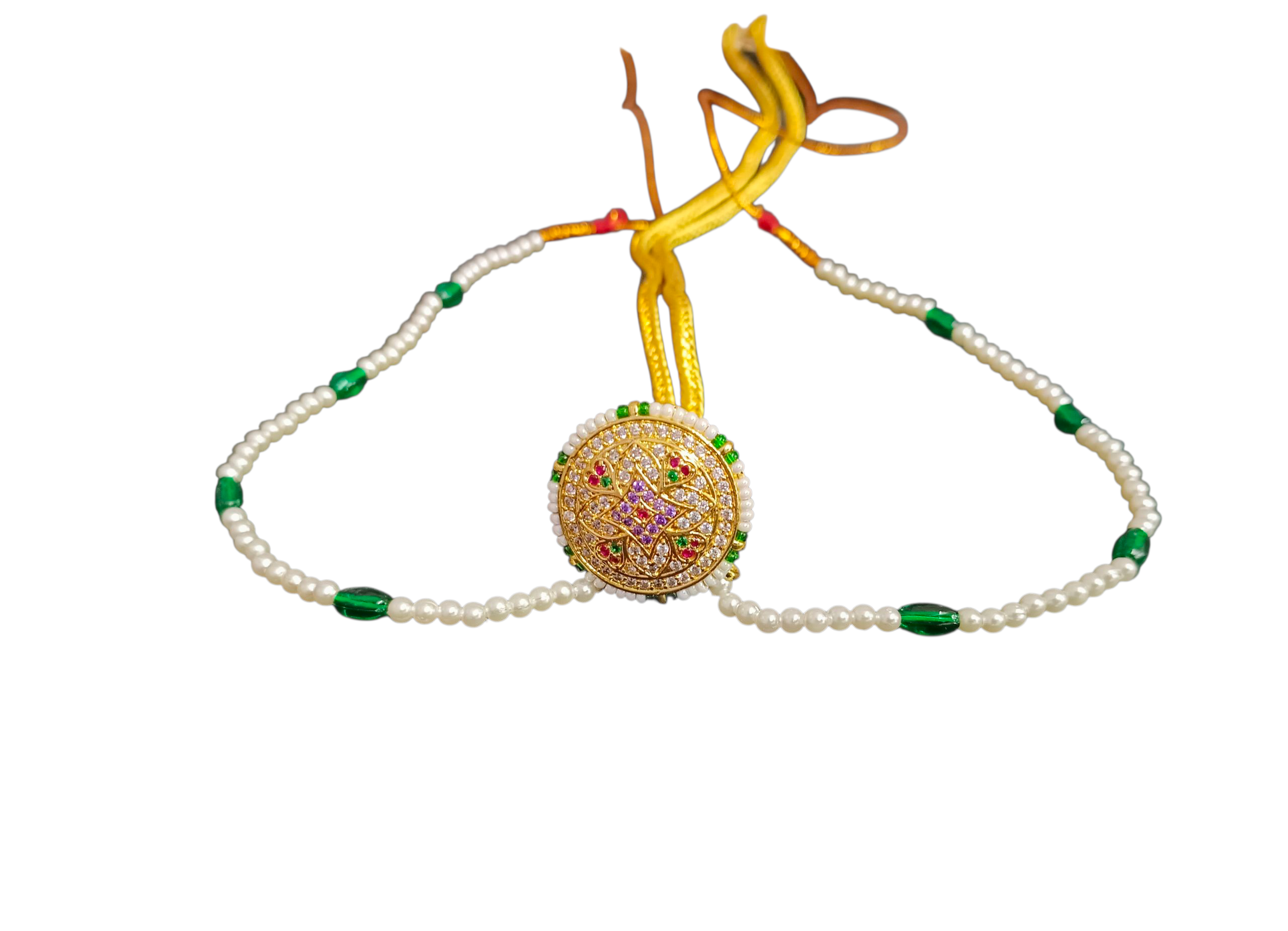 Traditional Pearl Maang Tikka