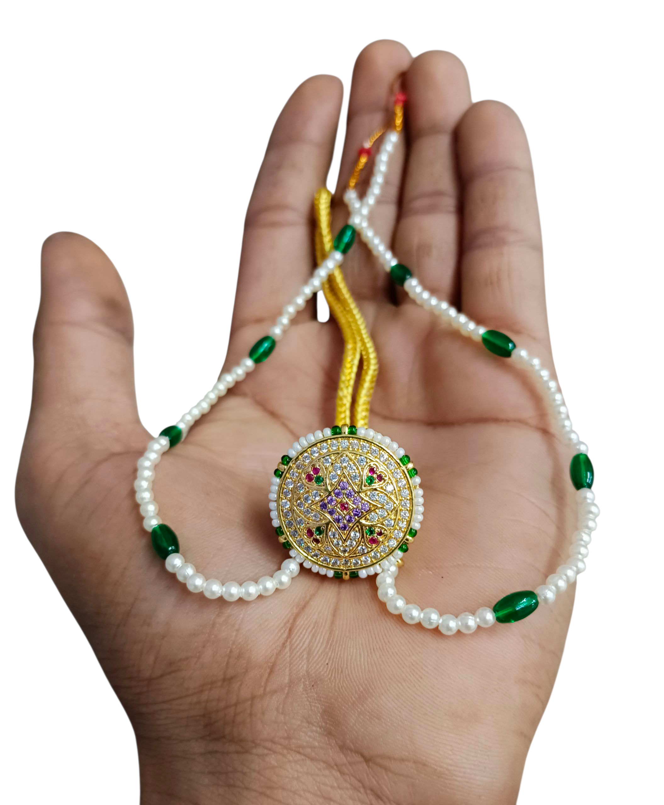 Traditional Pearl Maang Tikka