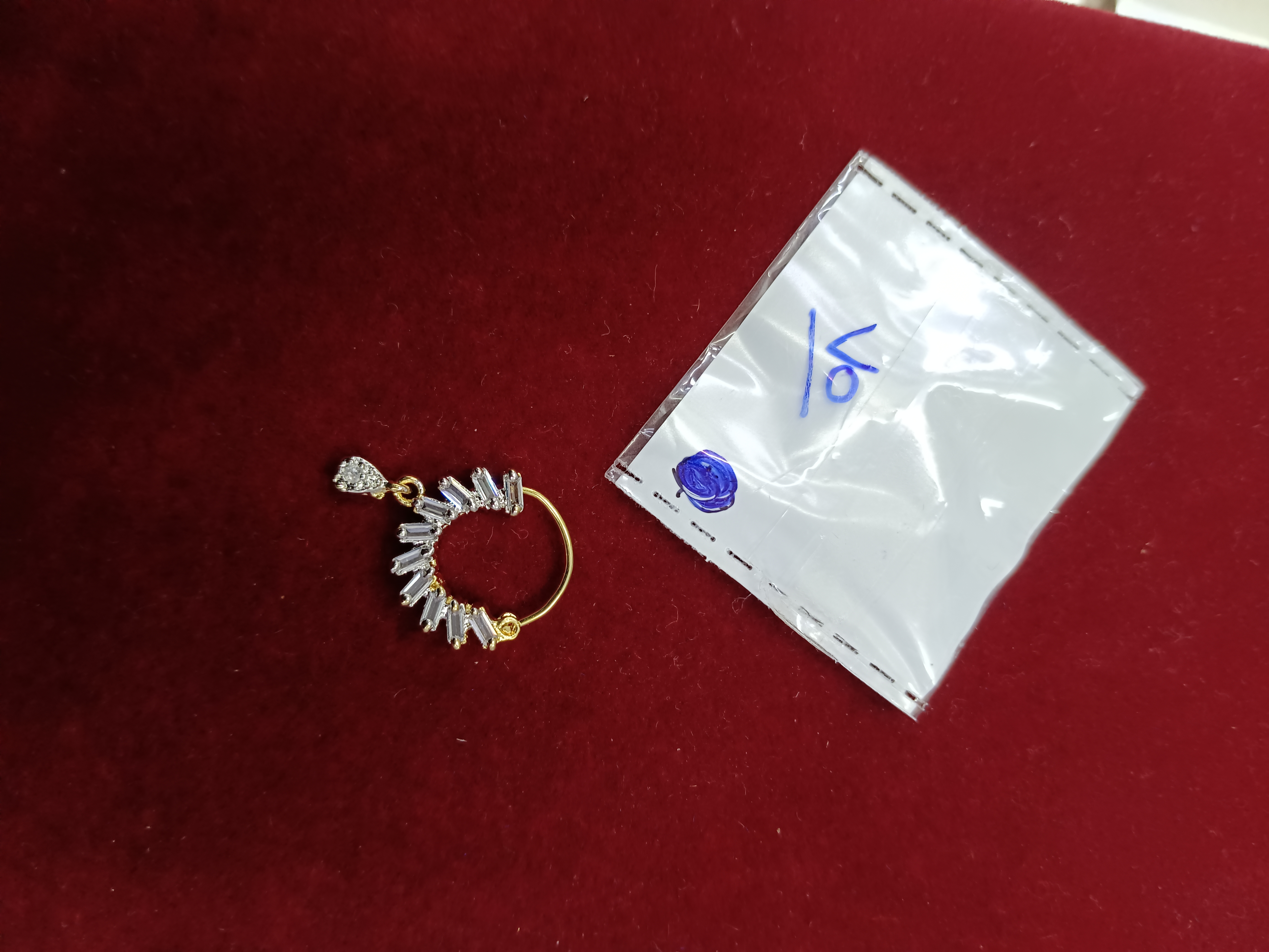 Stylish Silver Plated Diamond Style Drop Nose Ring for Women | Bridal Nath | Traditional Party Wear Nose Pin