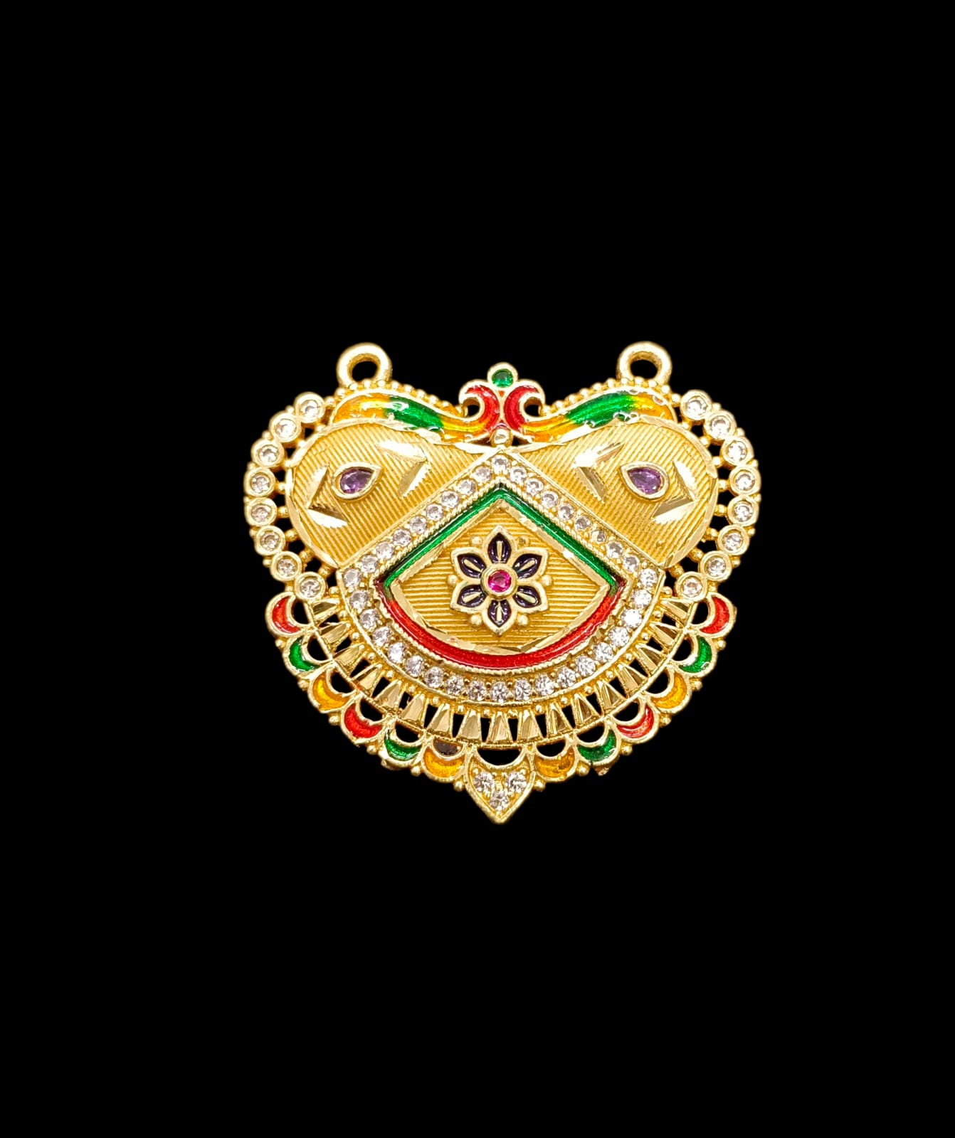Traditional Gold Pendant for Mangalsutra and Necklace