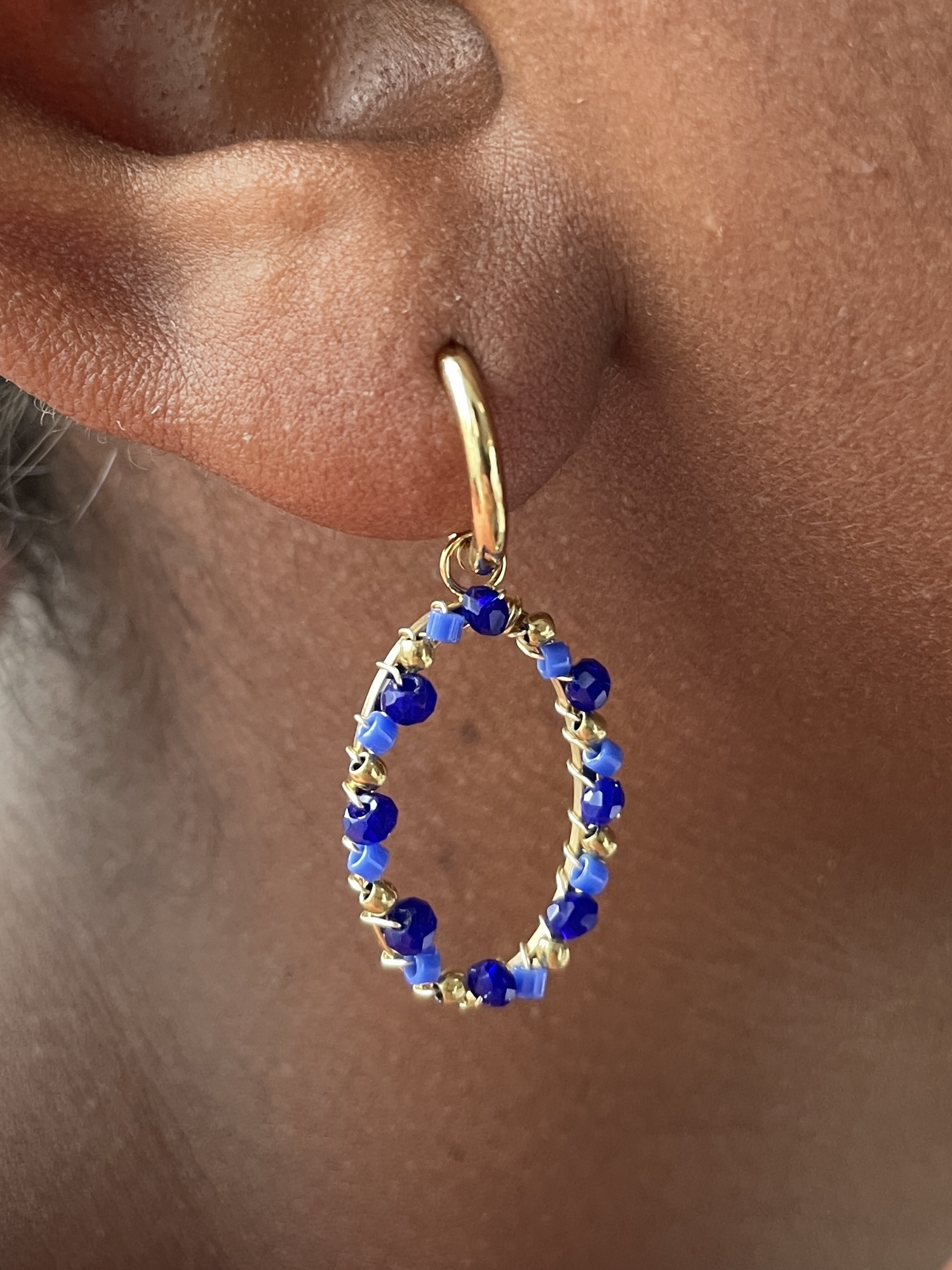 Boucle d'oreille Fleur