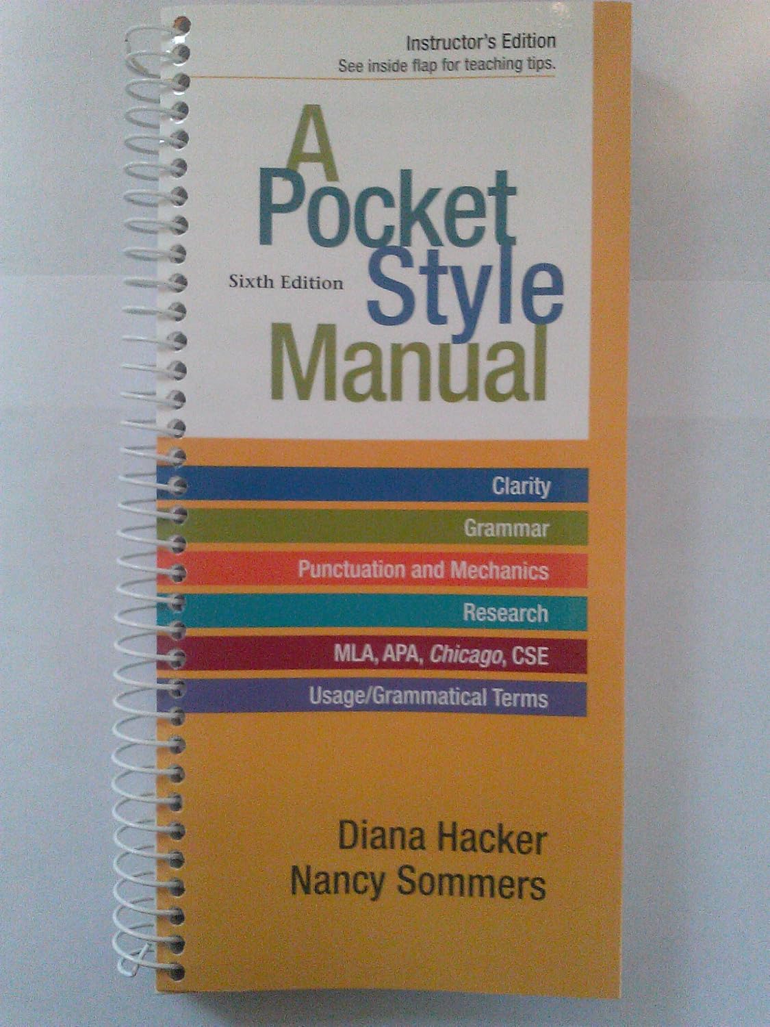 Pocket Style Manual Encuadernación en espiral – 1 Enero 2012 de Diana Hacker (Author)