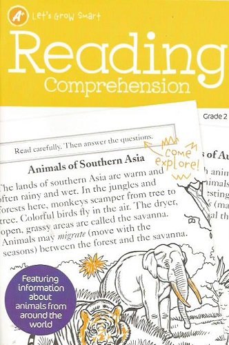 A+ Let's Grow Smart Reading Comprehension Grade 2 (2013) Tapa blanda – 1 Enero 2013 de John Jordan (Illustrator)