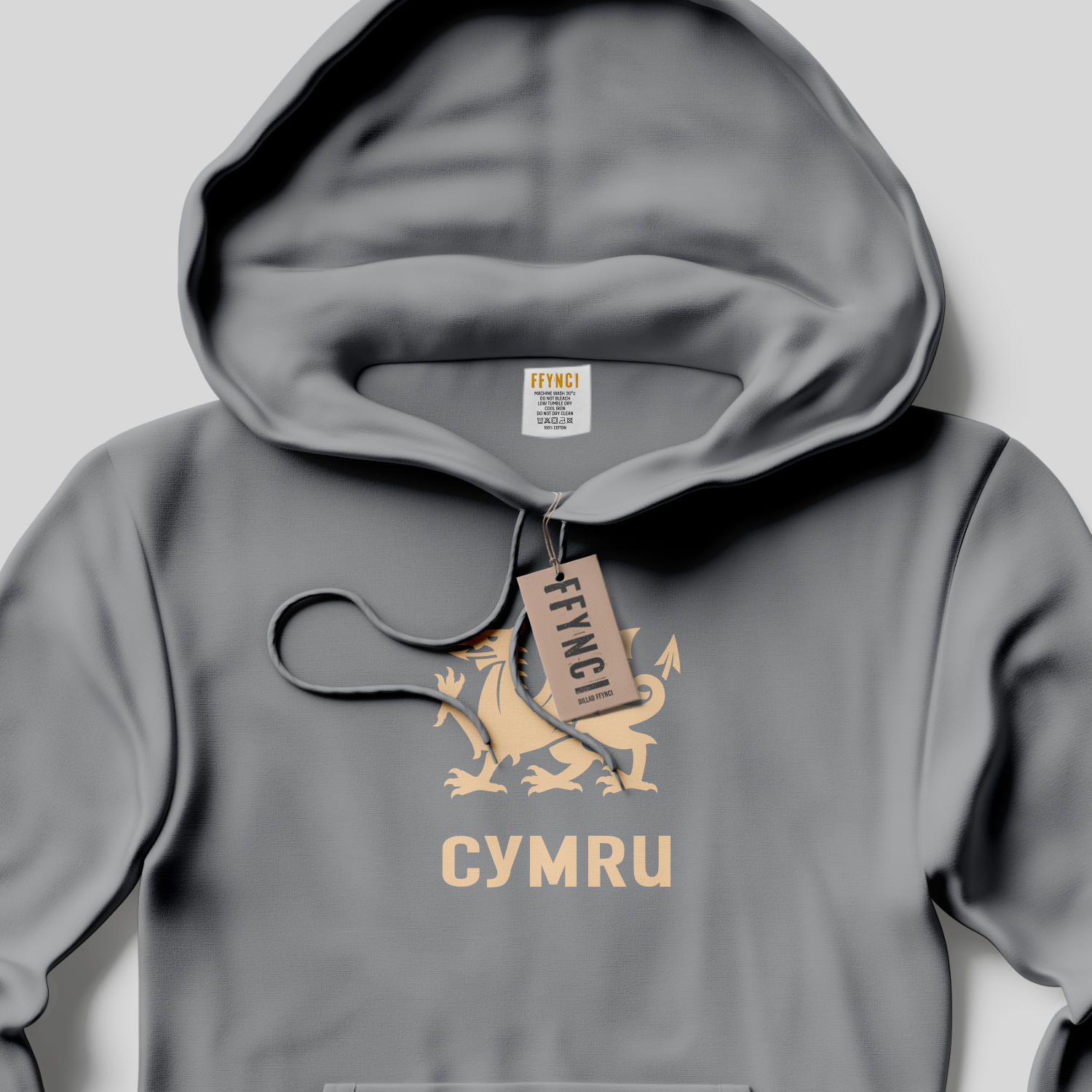 Hwdi DDRAIG CYMRU - DRAGON CYMRU Graphic hoodie