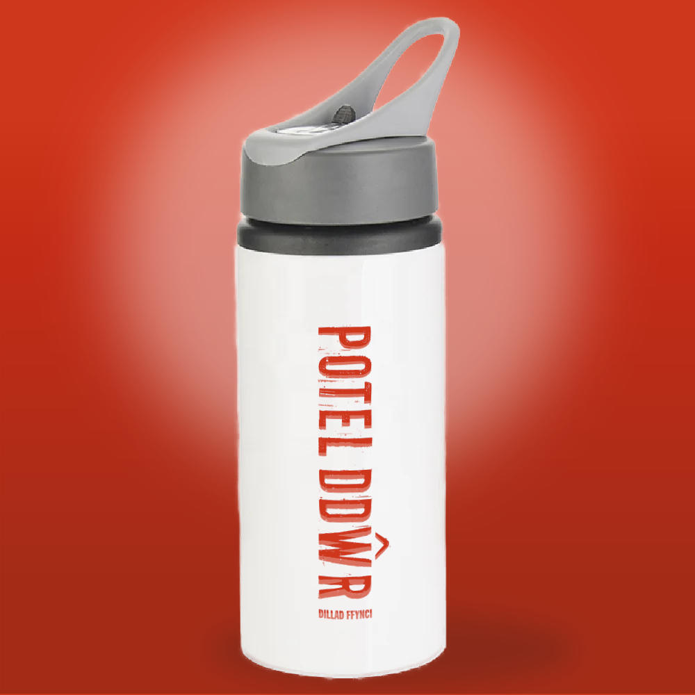 Aluminium Water Bottle - Potel Ddwr