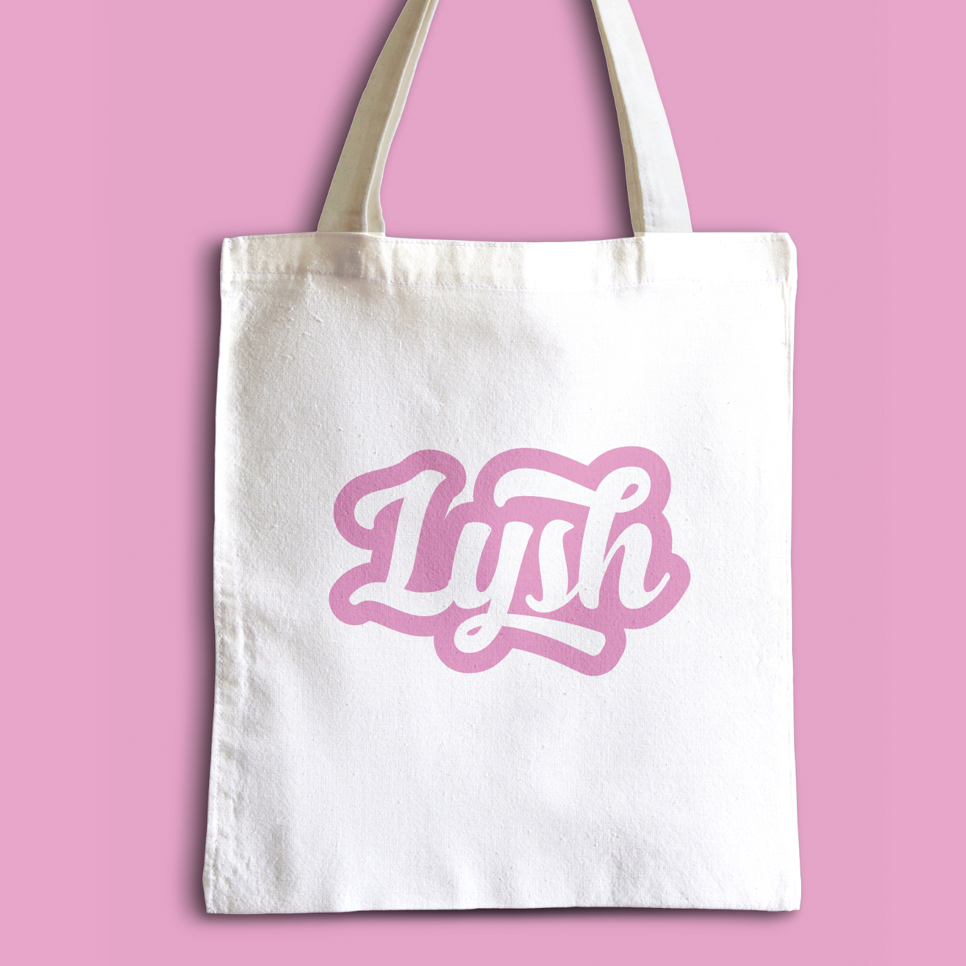 Calligraphic Lysh Logo Tote Bag