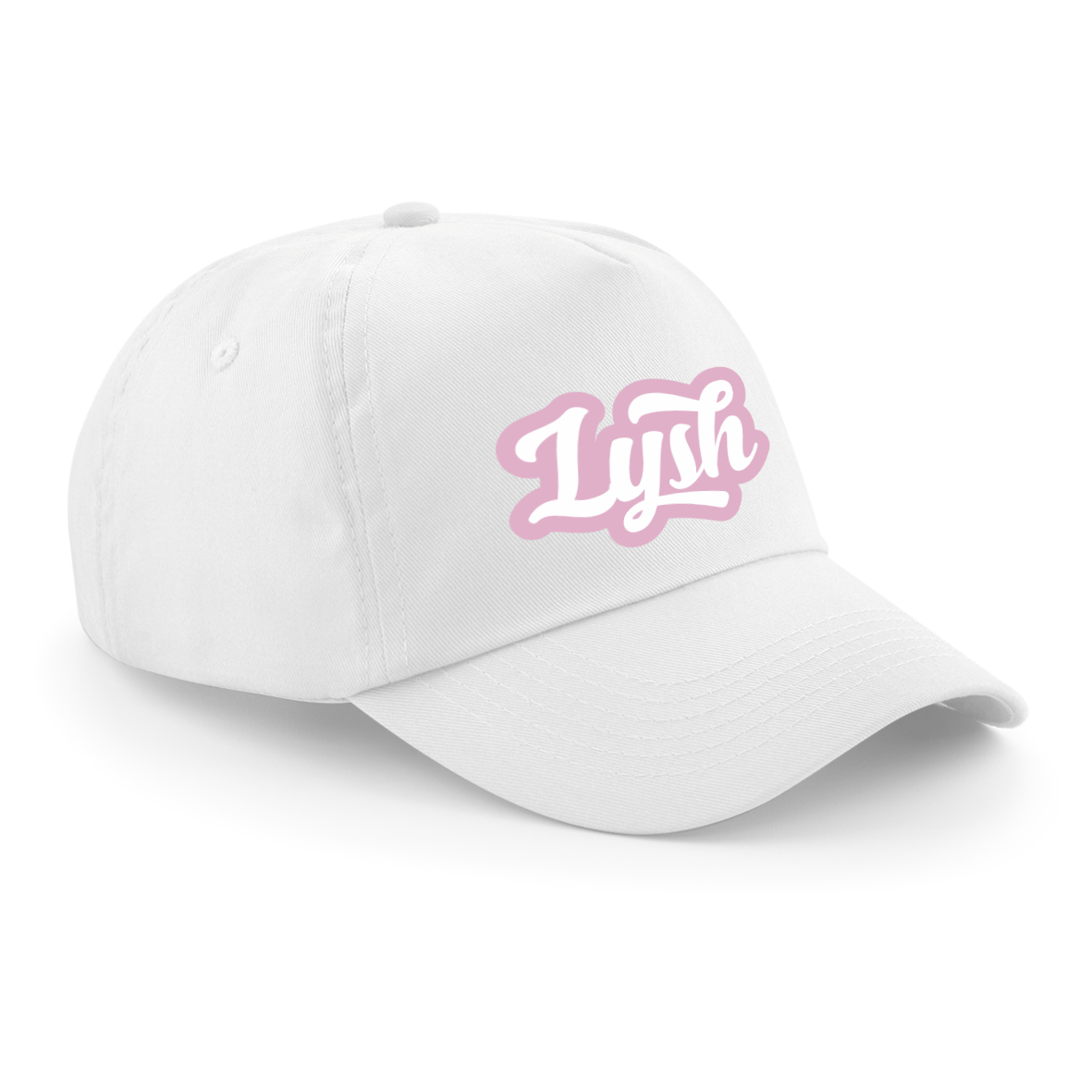 Beautiful Calligraphic LYSH logo hat