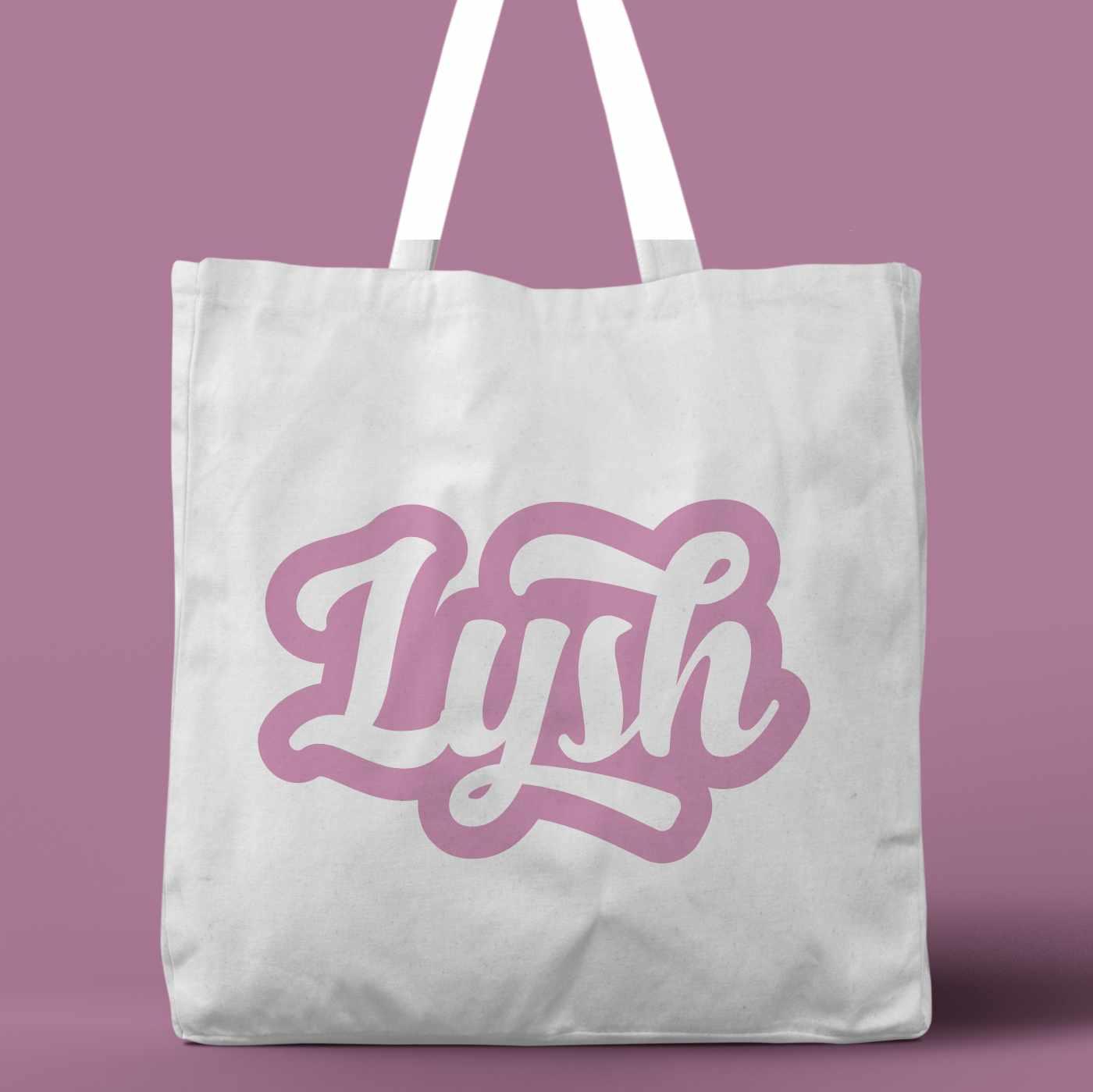 Calligraphic Lysh Logo Tote Bag