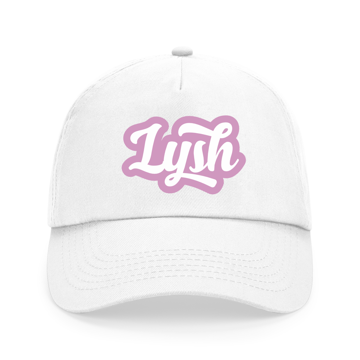 Beautiful Calligraphic LYSH logo hat