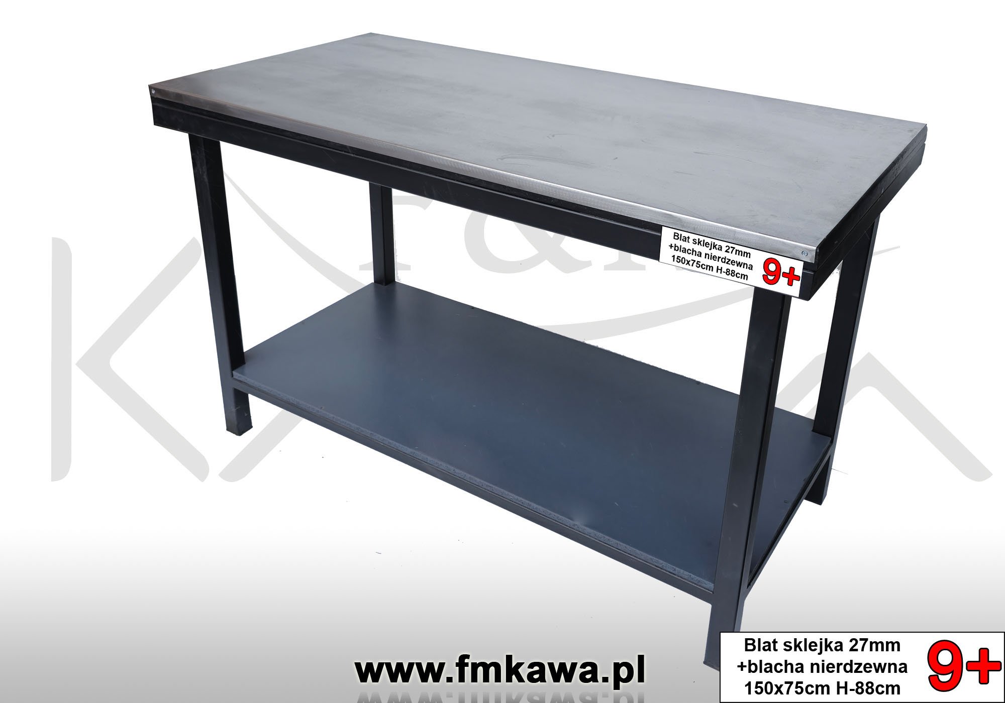 Solidny stół warsztatowy/roboczy HD