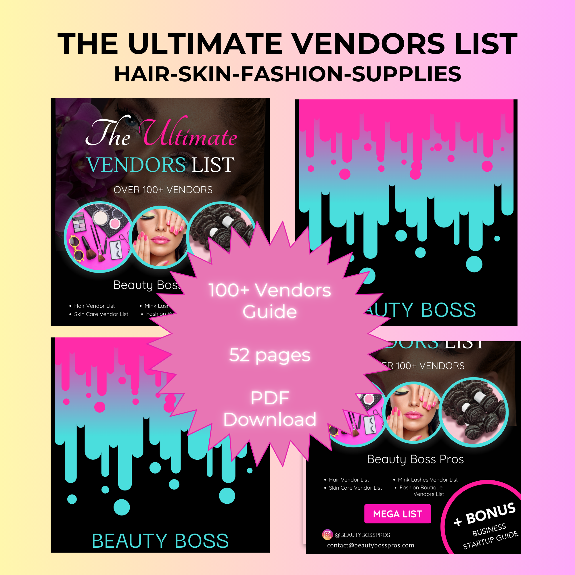 The Ultimate Vendors List