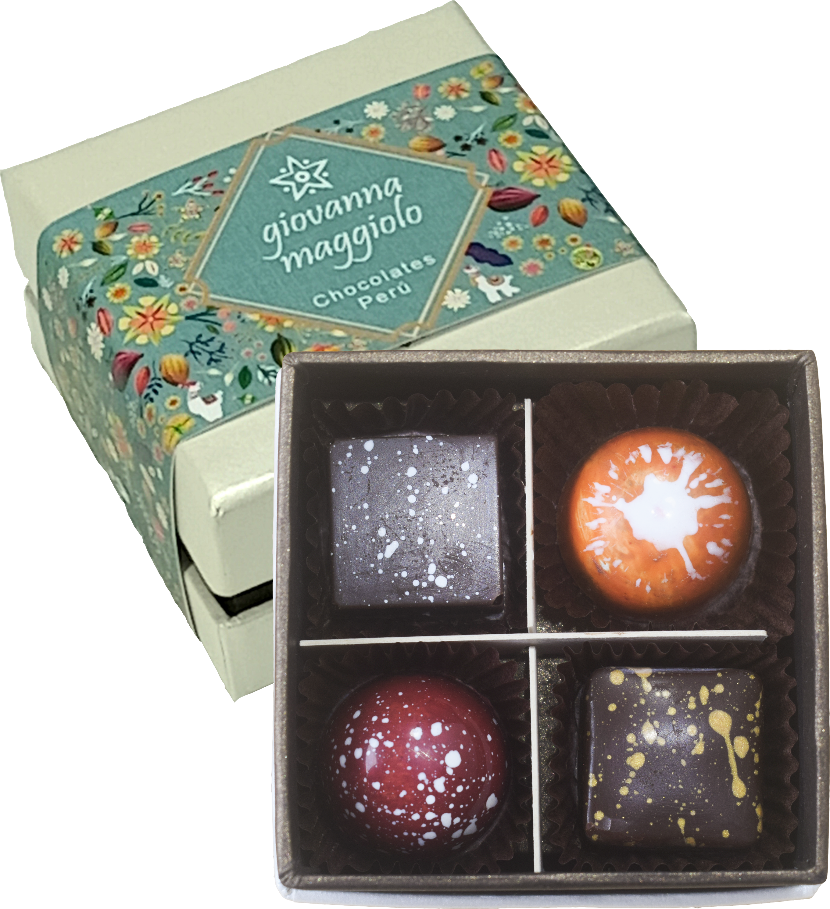 Cajas de 4 Bombones
