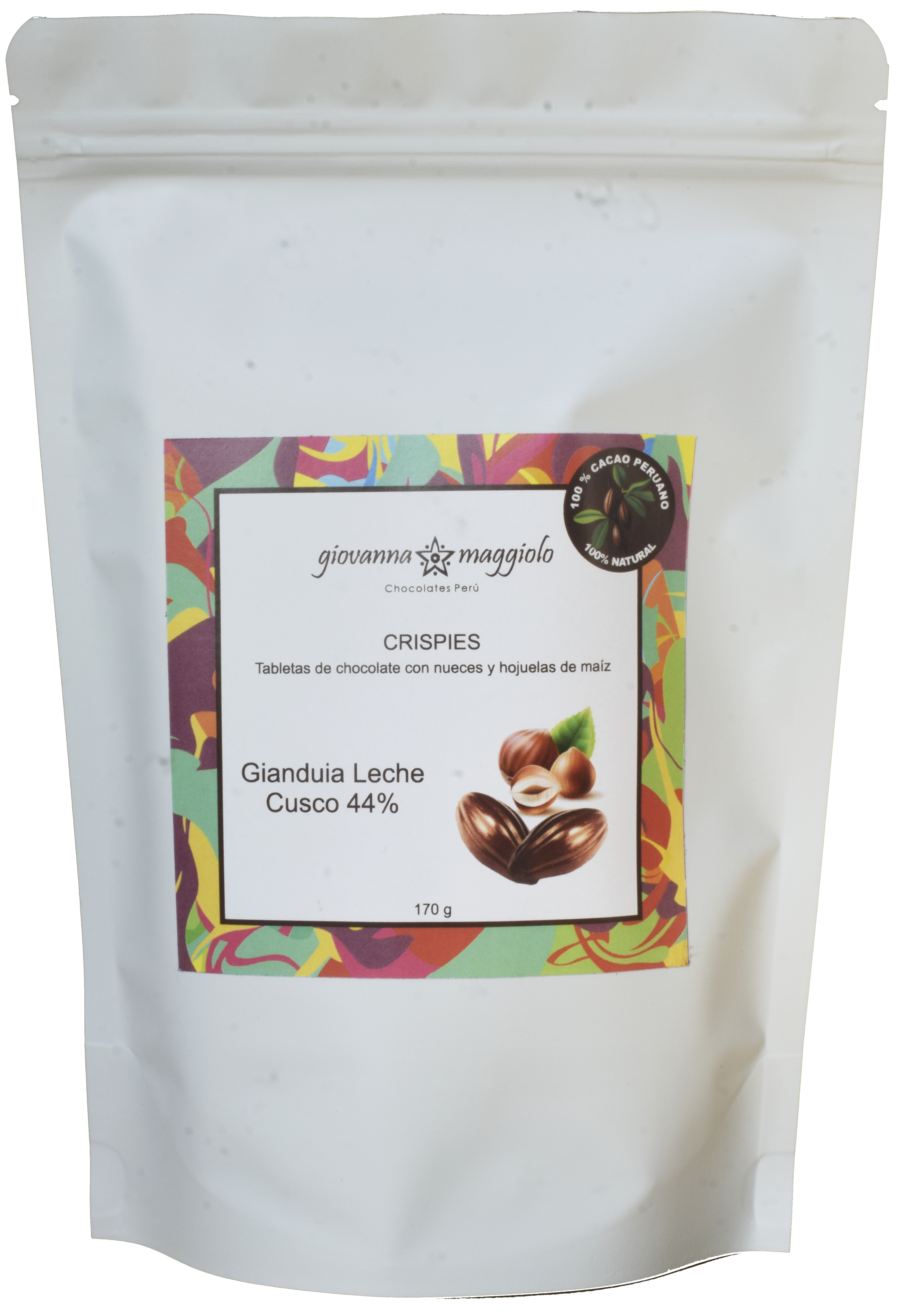Crispies de Gianduia Leche Cusco 44%