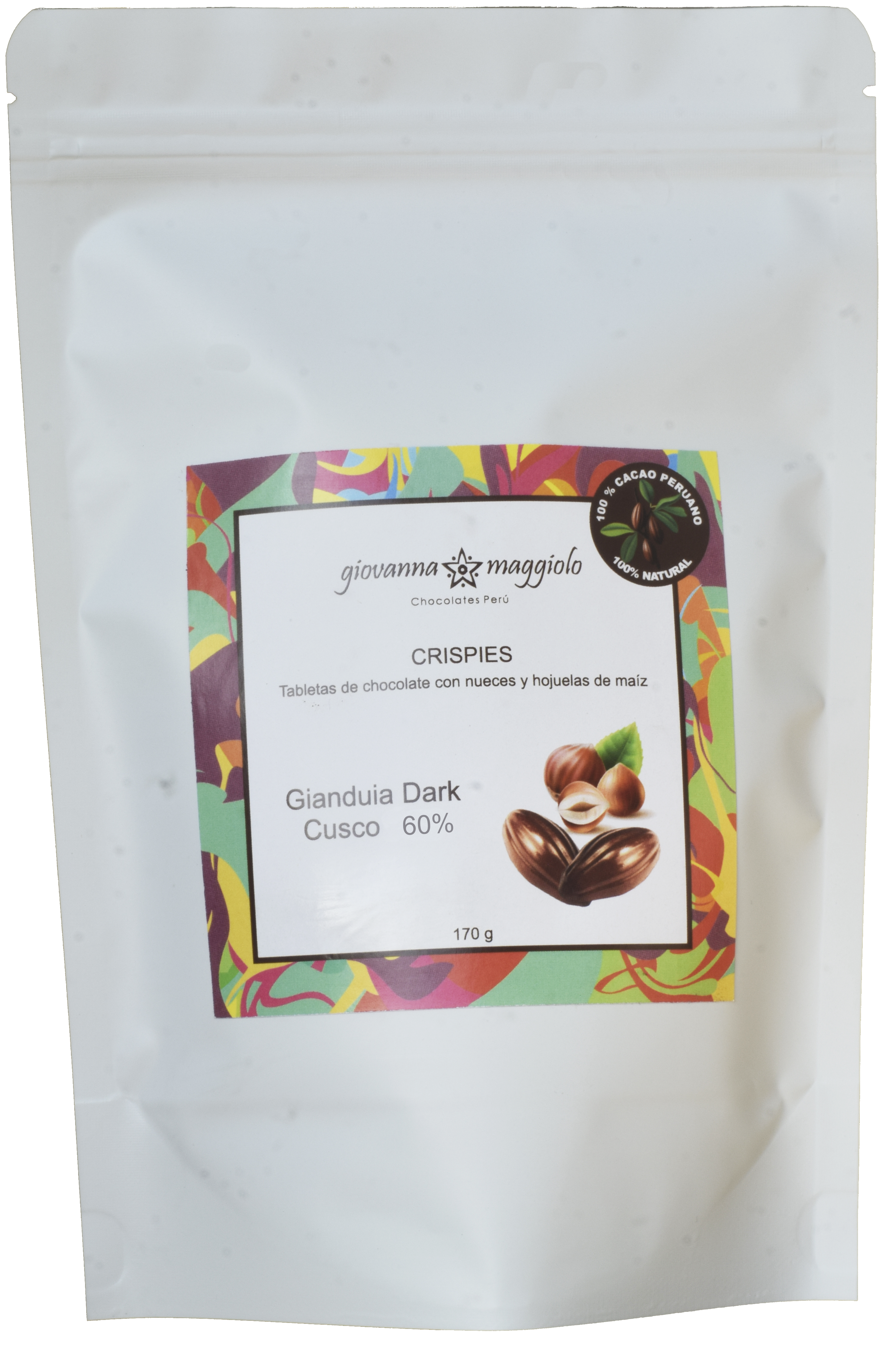 Crispies de Gianduia Dark Cusco 60%