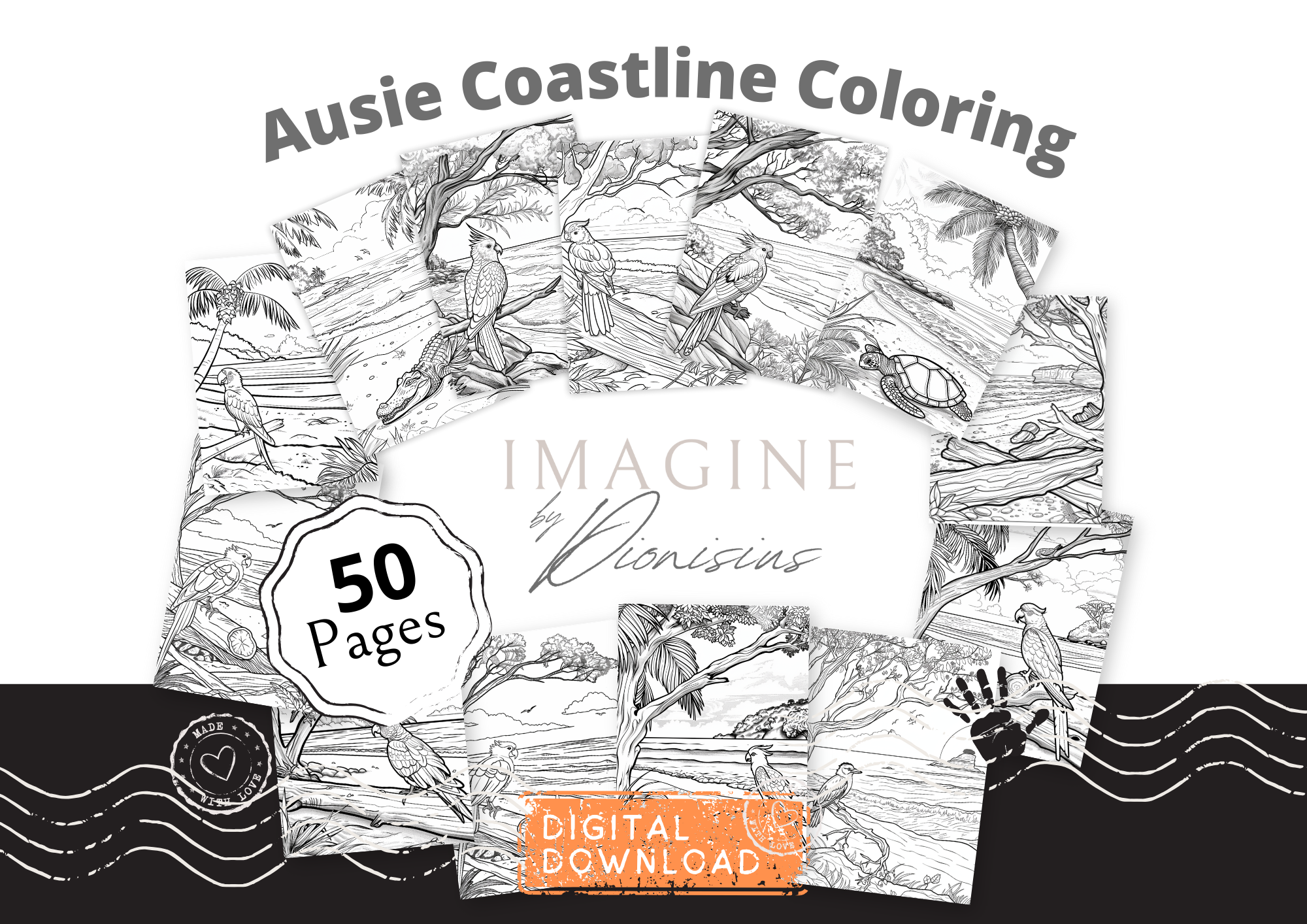 Aussie Coastline Coloring Pages