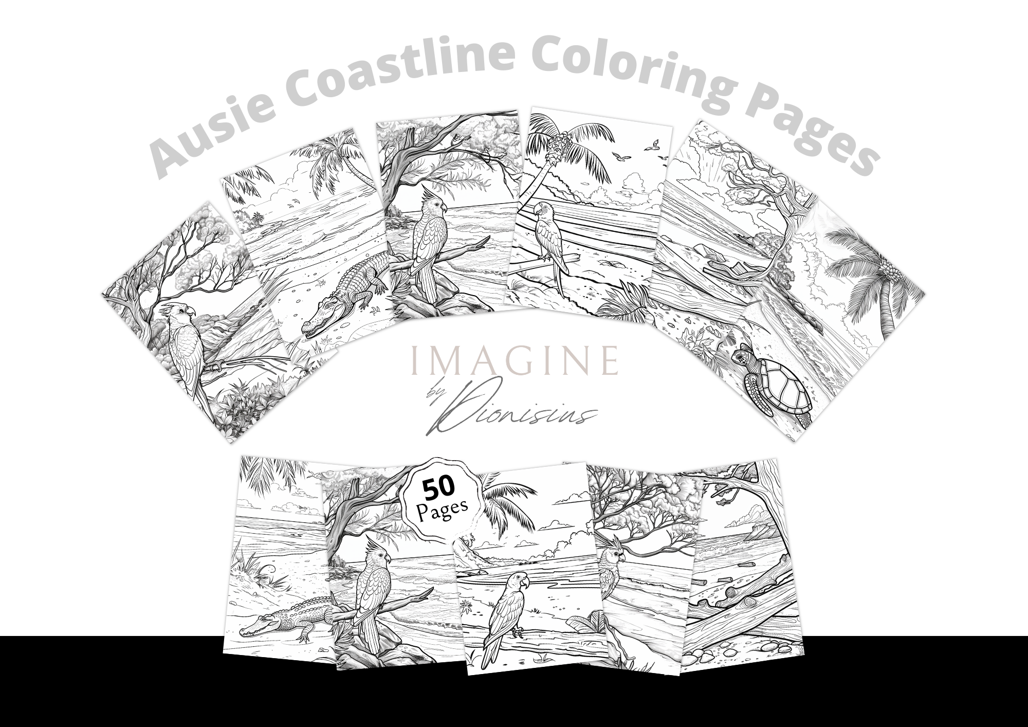 Aussie Coastline Coloring Pages