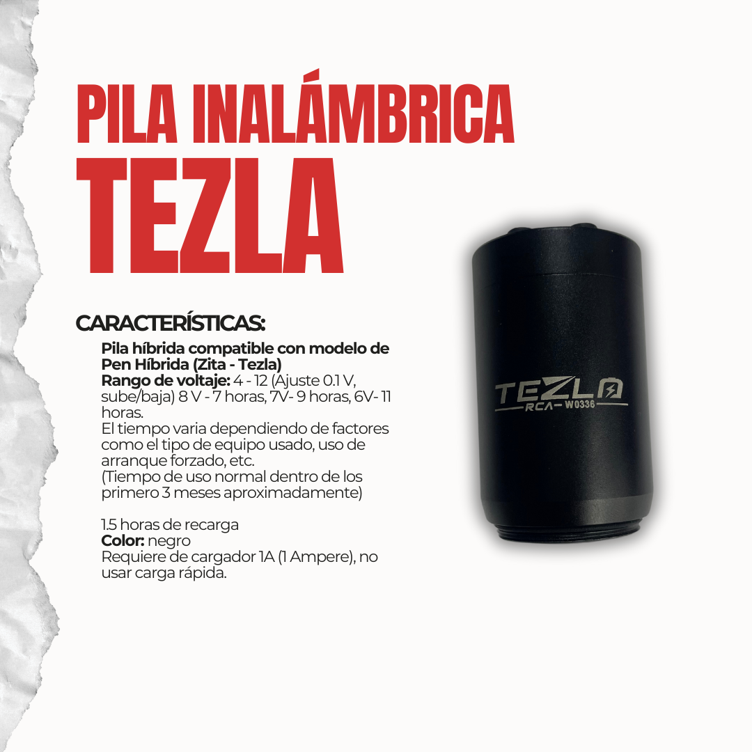 Pila Inalambrica Tezla