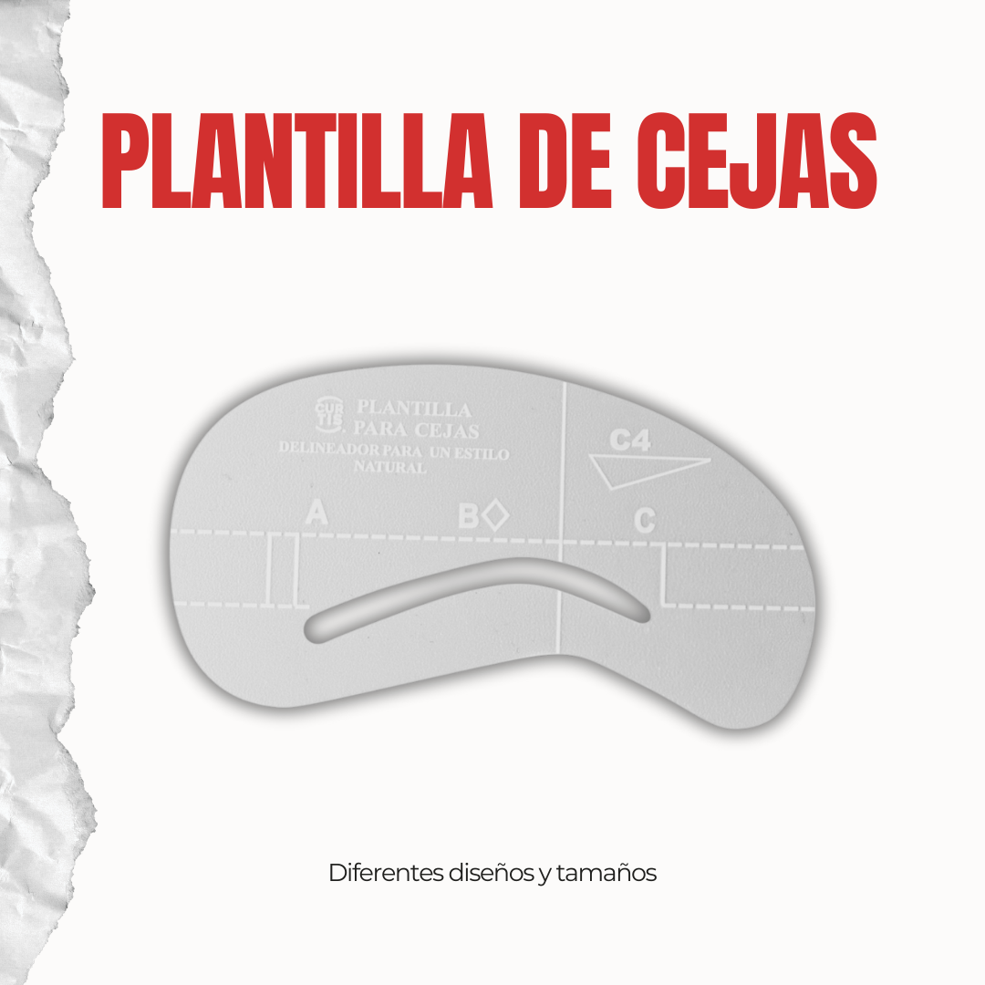 Plantilla de cejas 