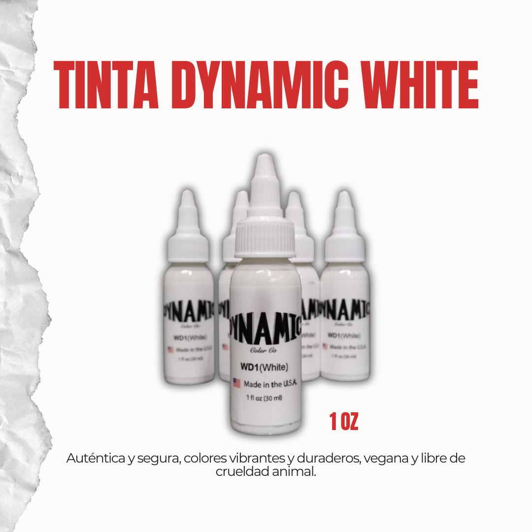 Tinta Dynamic Blanca 1oz