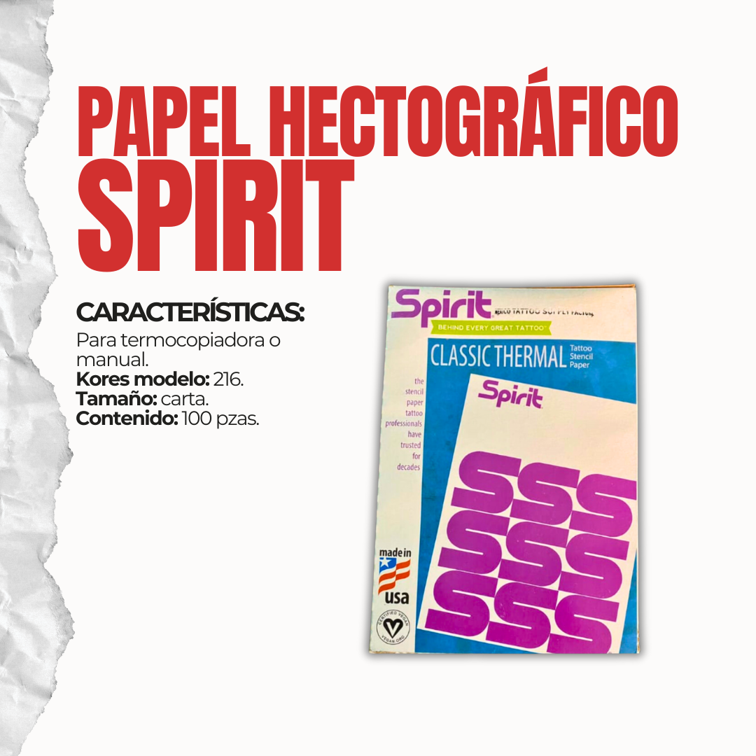Papel Hectográfico Spirit