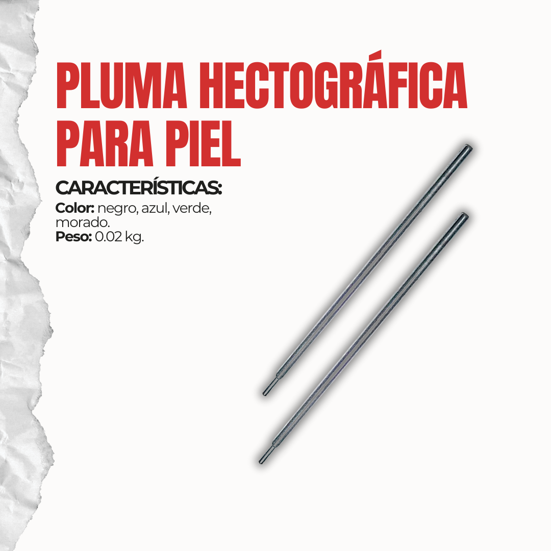 Pluma Hectográfica para piel 
