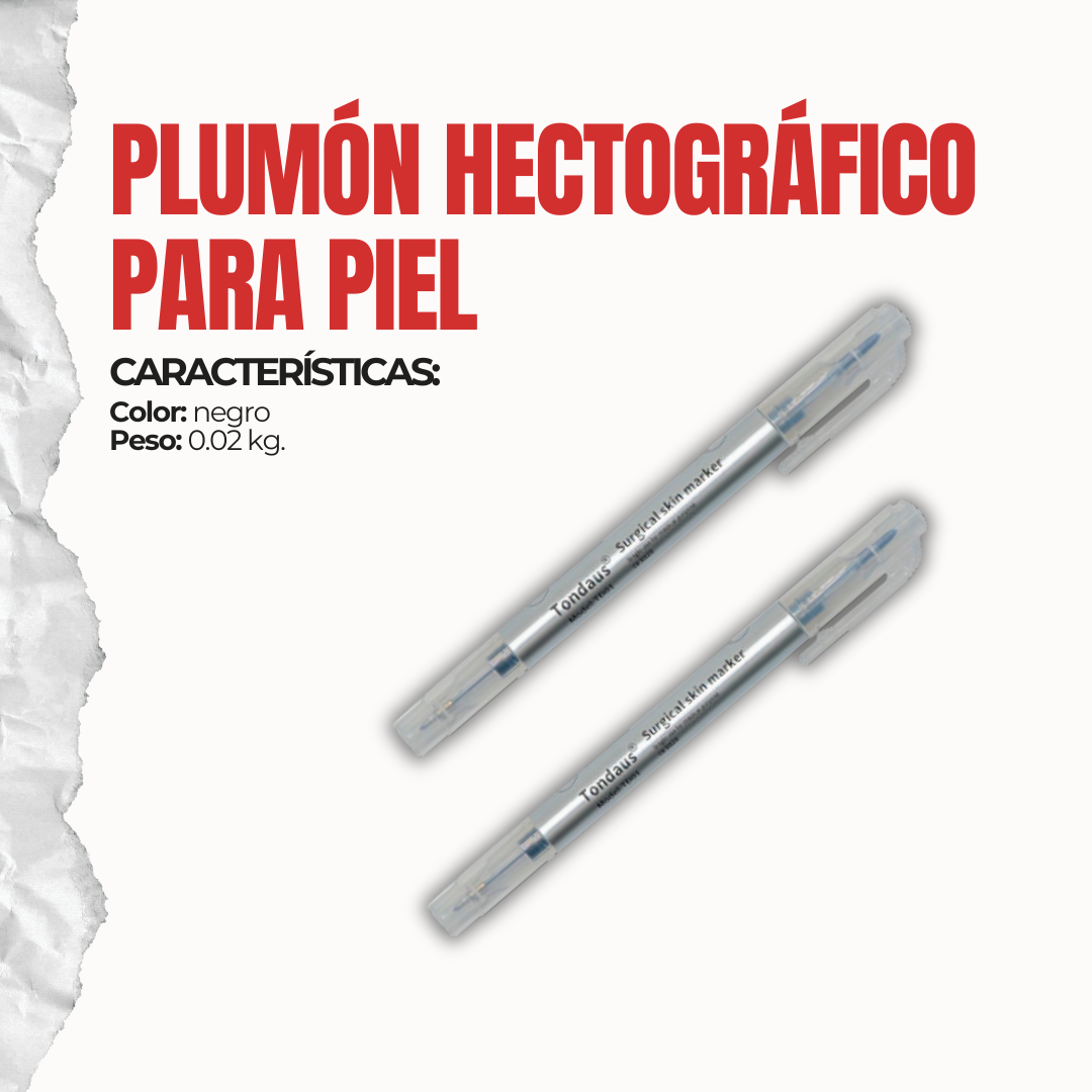 Plumón Hectográfico para piel