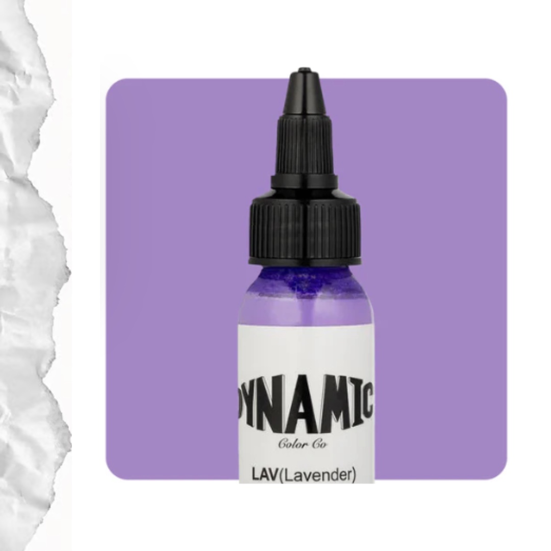 Tinta para tatuaje color lavanda